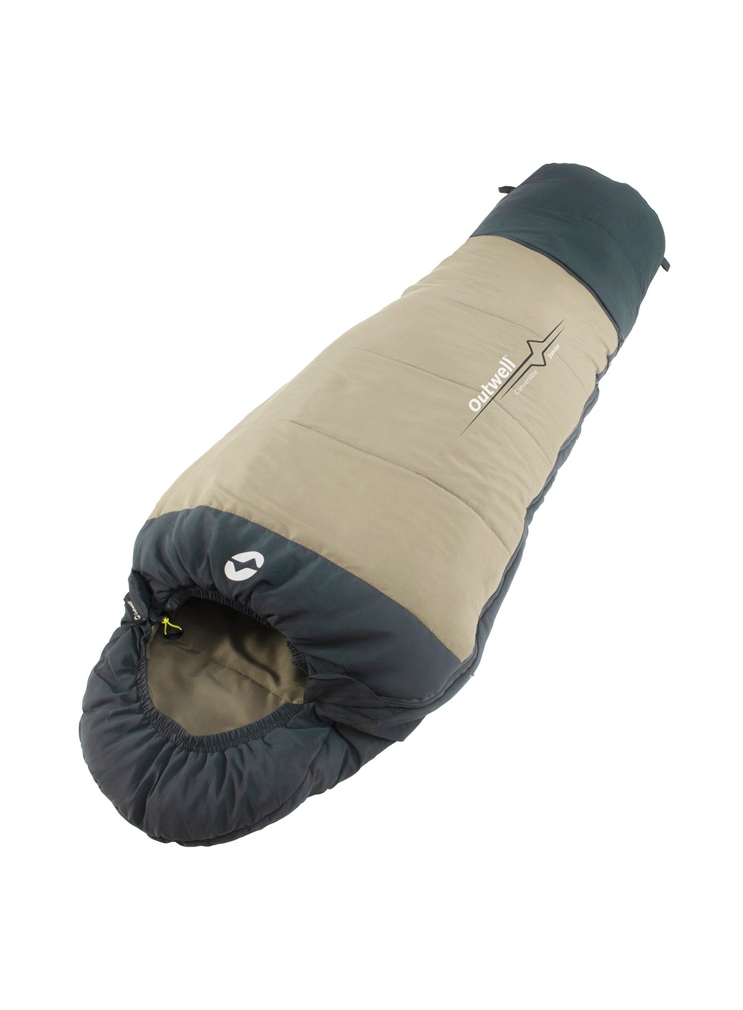 Dječja vreća za spavanje Outwell Convertible Junior (120-150 cm) - olive