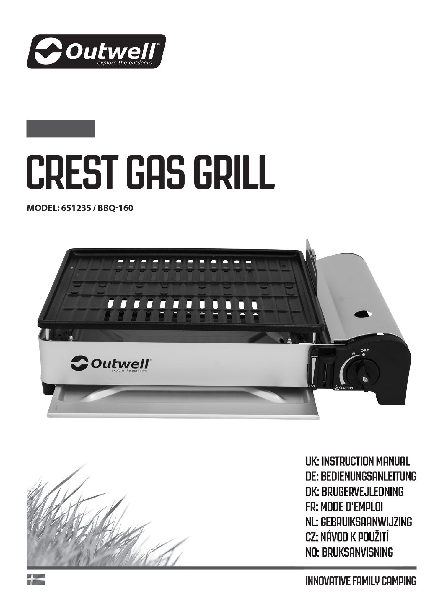 Roštilj Outwell Crest Gas Grill