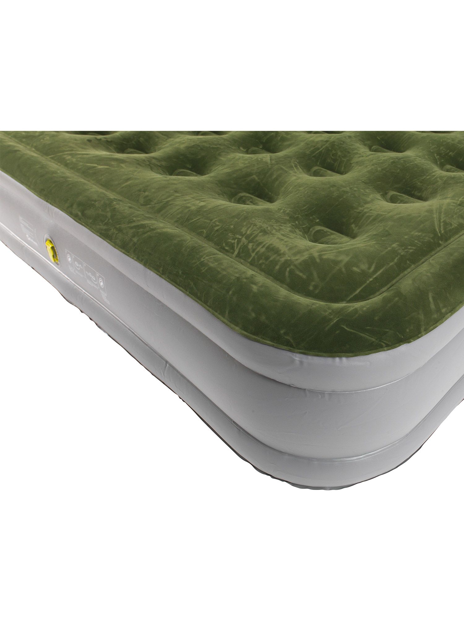 Madrac na napuhavanje Outwell Excellent King - dark leaf/grey