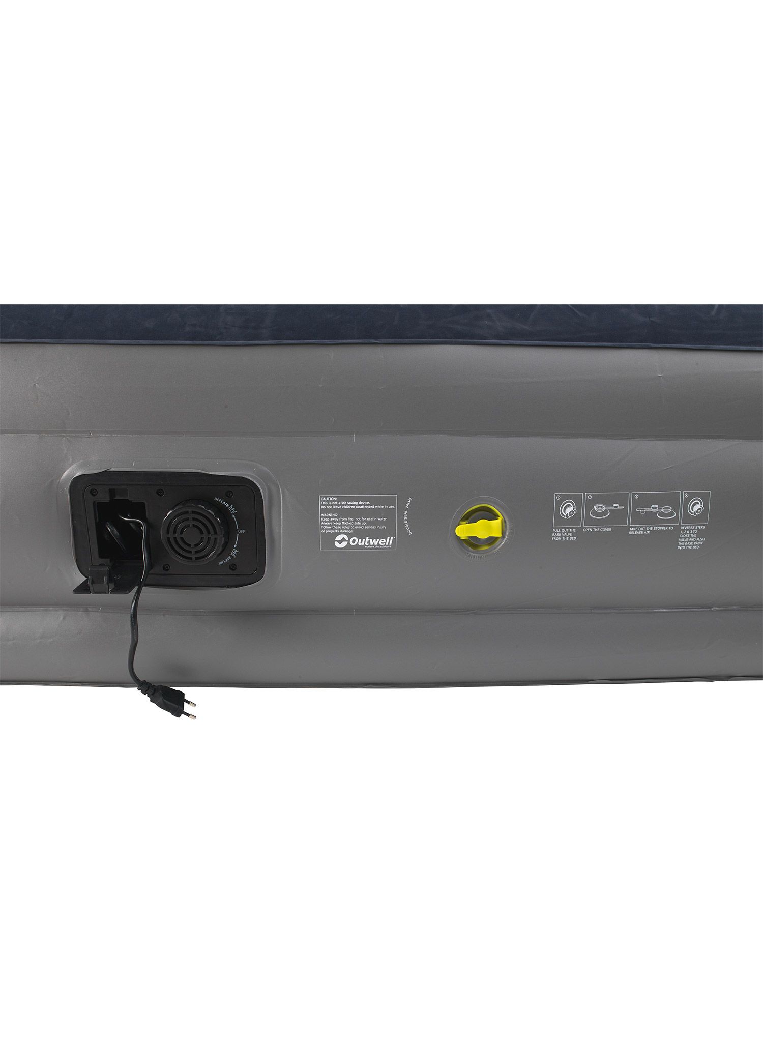 Samonapuhavajući madrac Outwell Superior Single w. Built-In Pump