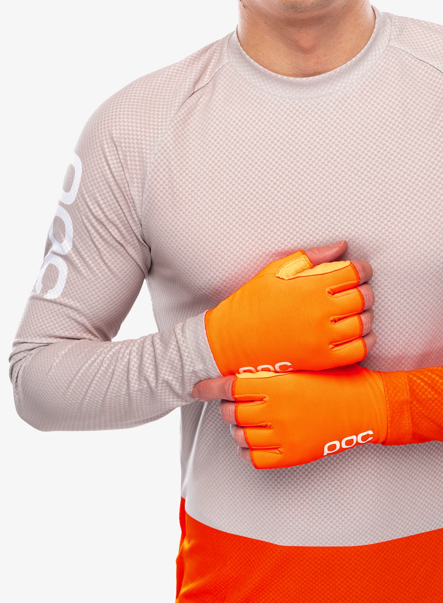 Biciklističke rukavice POC AVIP Glove Short - zink orange