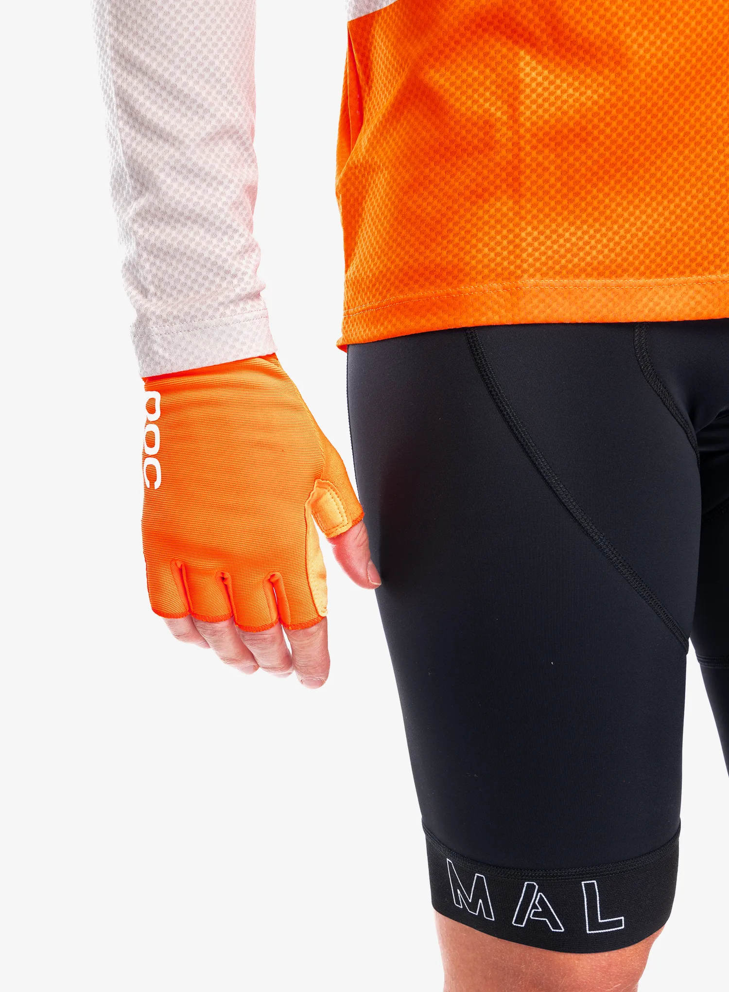 Biciklističke rukavice POC AVIP Glove Short - zink orange