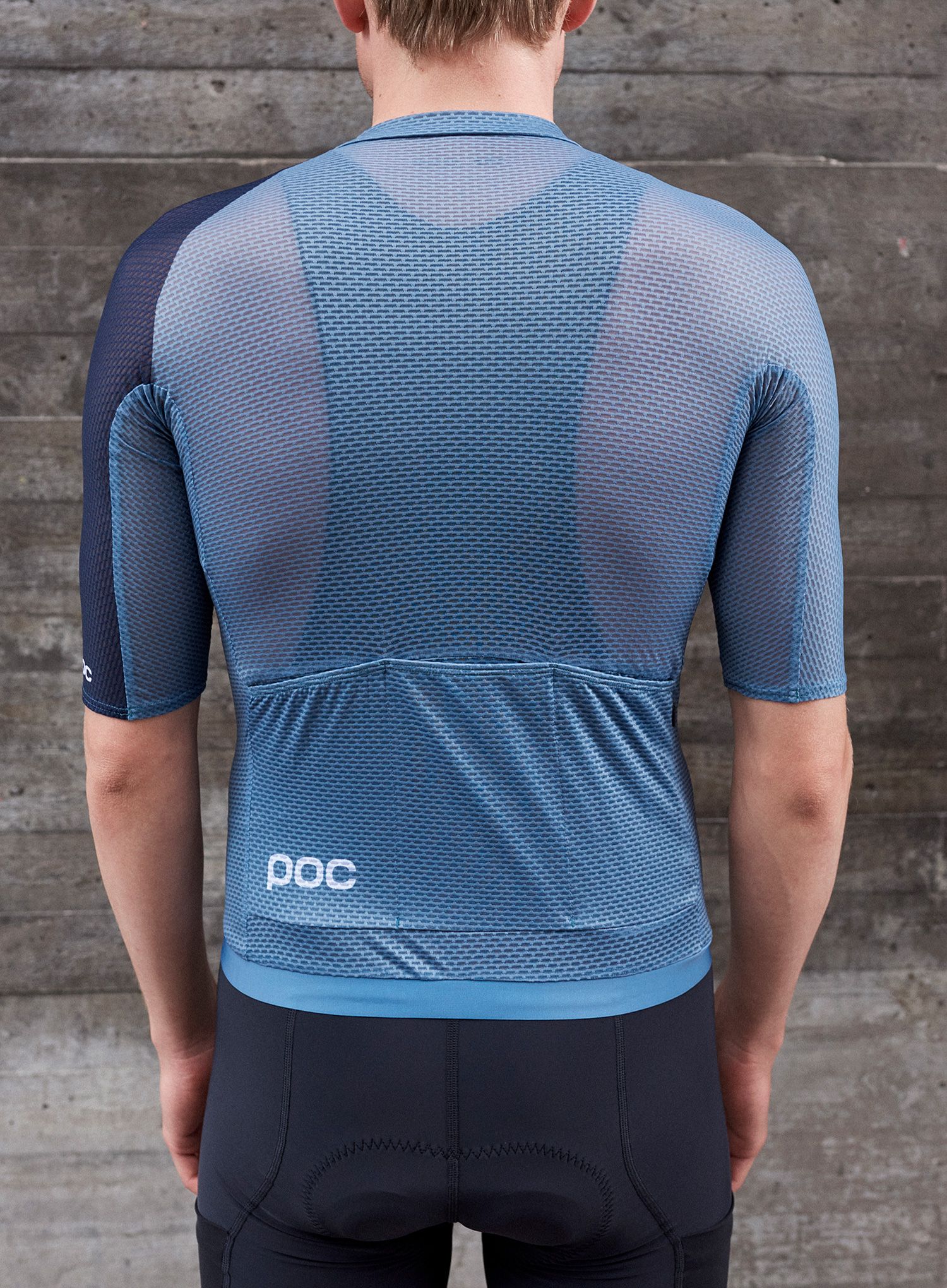 Biciklistička majica POC Air Jersey - calcite blue/turmaline navy