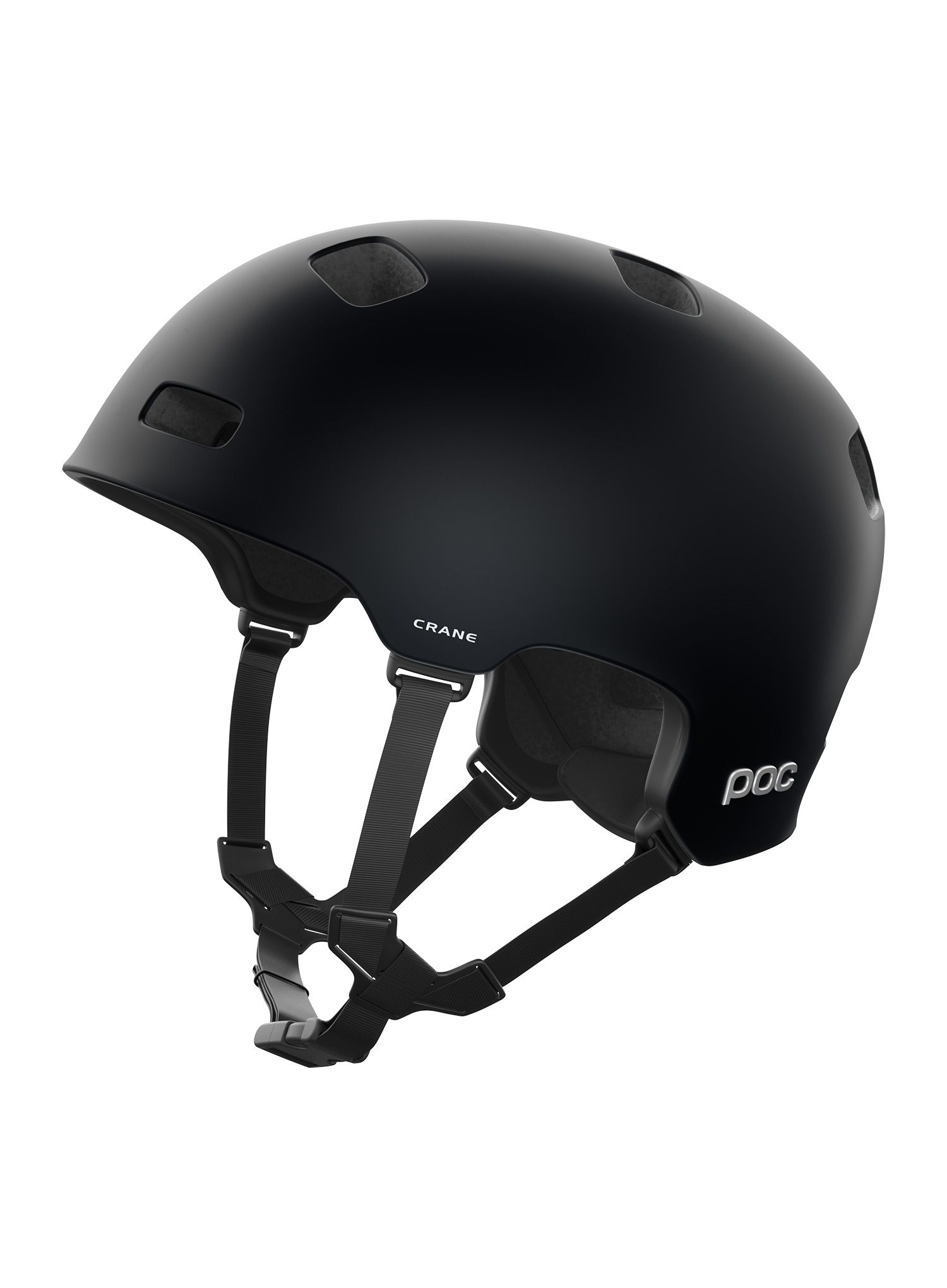 Biciklistička kaciga POC Crane Mips - uranium black matt