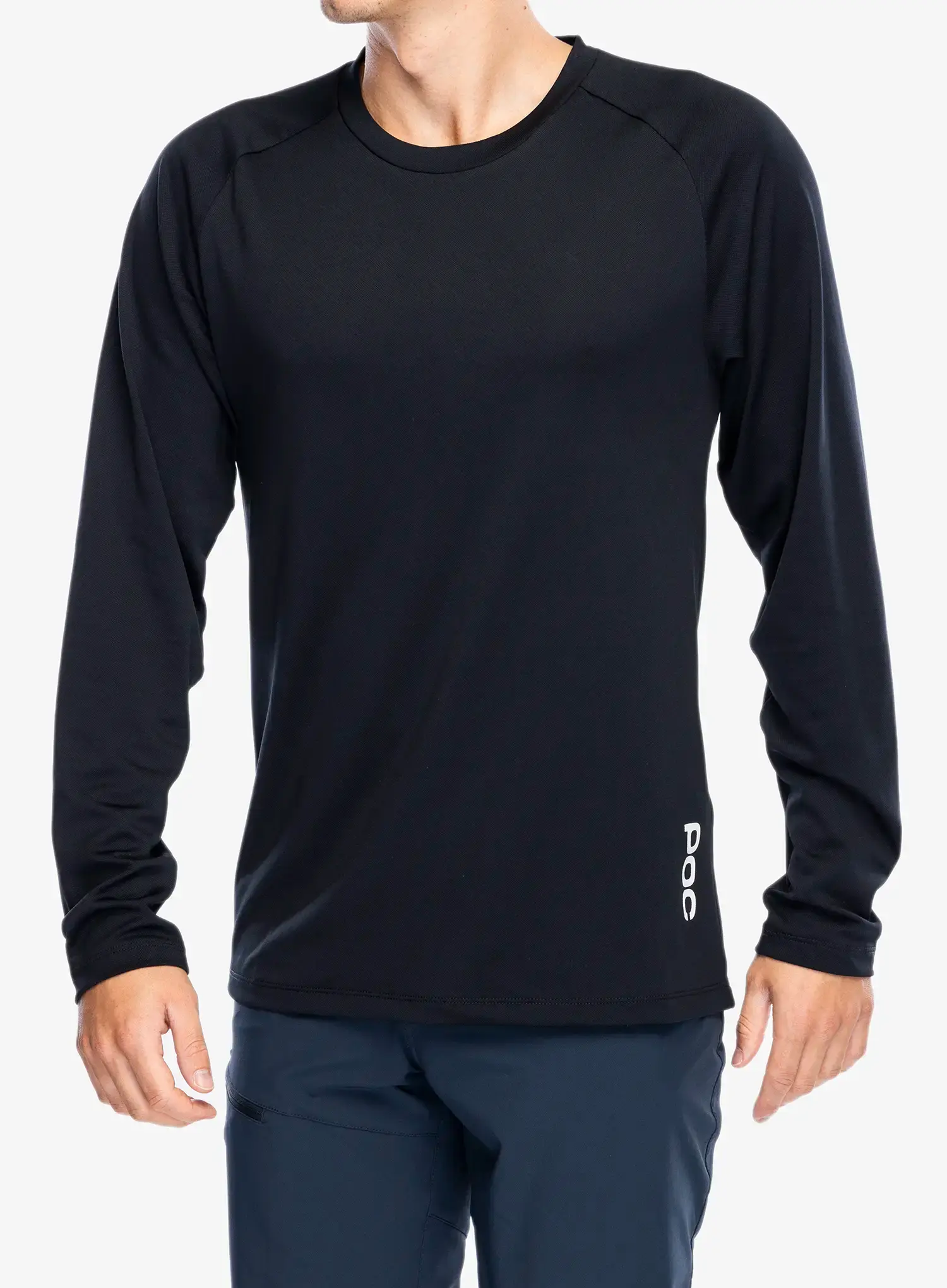 Biciklistička dukserica POC Essential DH LS Jersey - carbon black