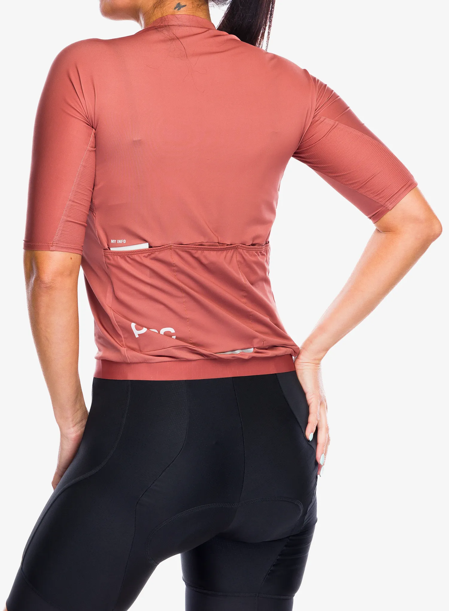 Ženska biciklistička majica POC Pristine Jersey - himalayan salt