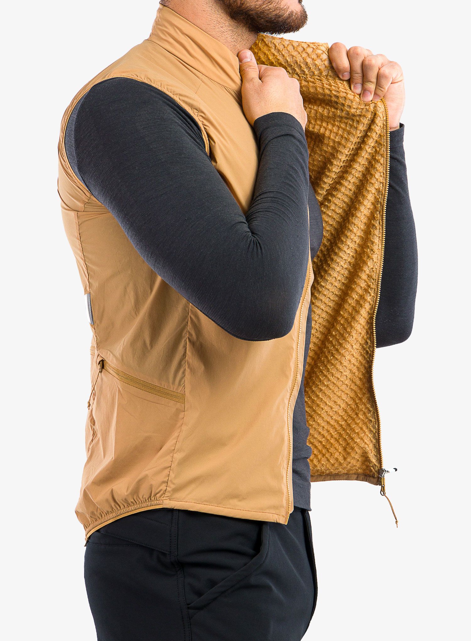 Biciklistički prsluk POC Pro Thermal Vest - argonite brown