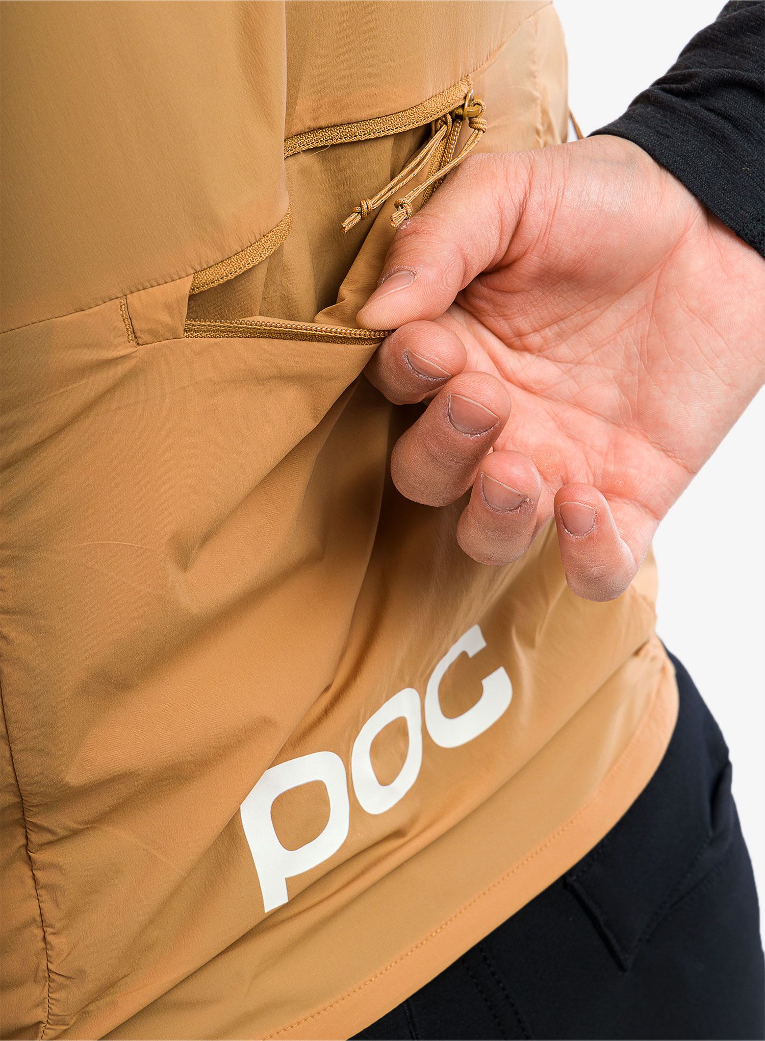 Biciklistički prsluk POC Pro Thermal Vest - argonite brown