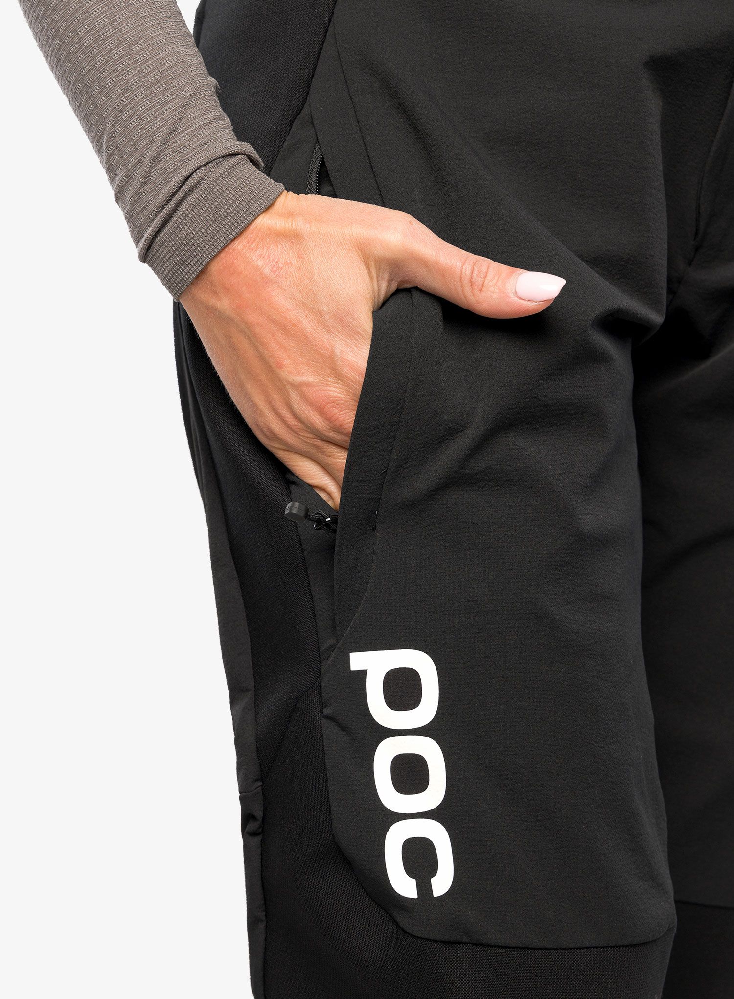 Biciklističke hlače POC Resistance Pro DH Pant - uranium black