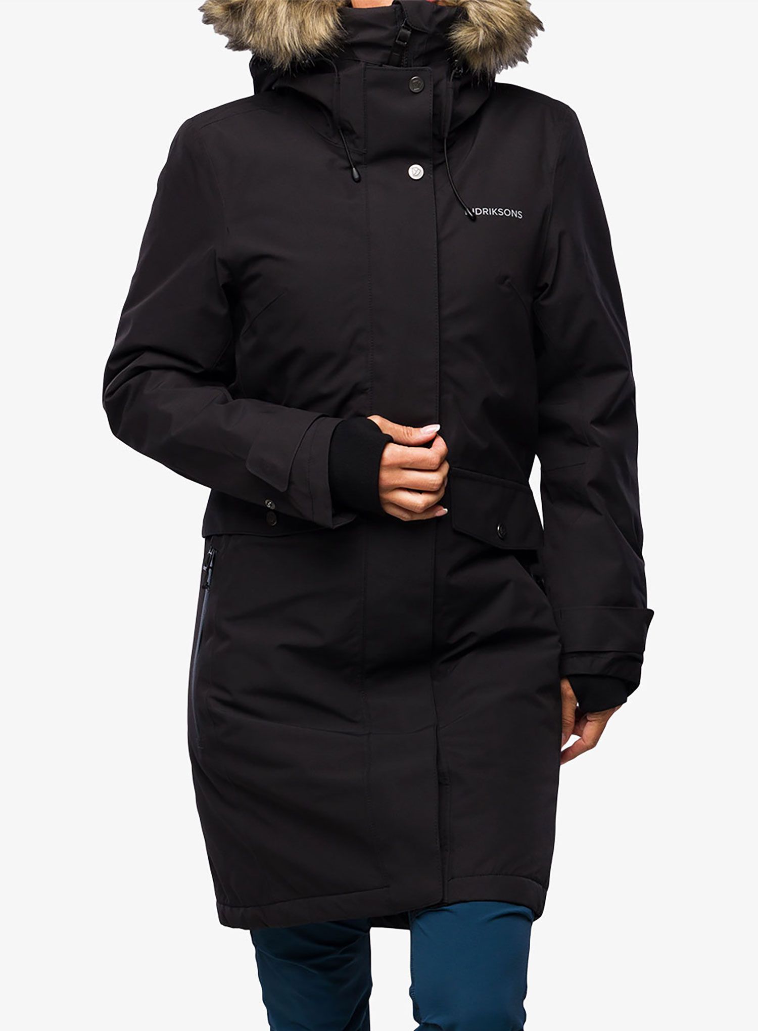 Ženska zimska parka Didriksons Erika Parka 3 - black