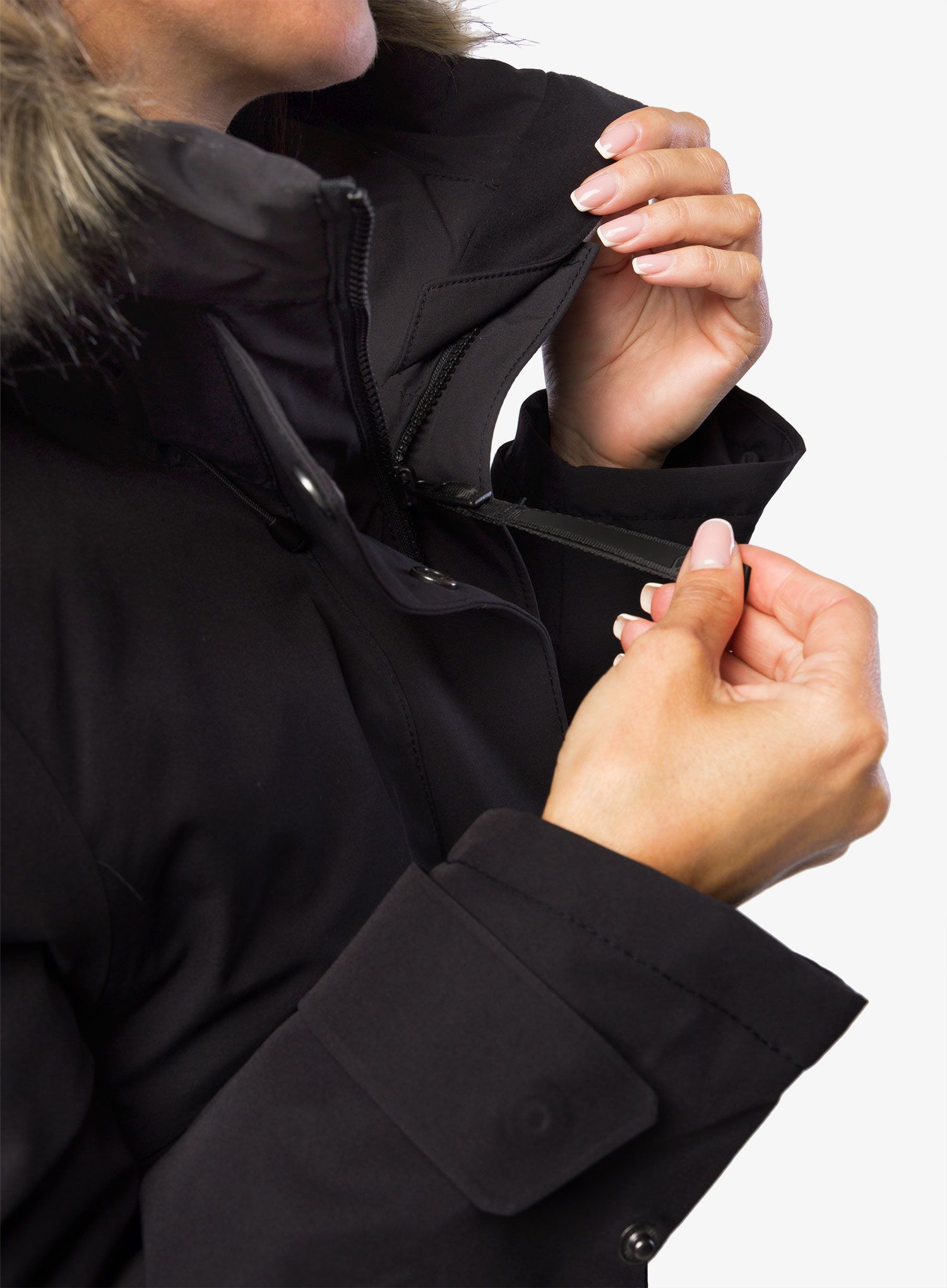 Ženska zimska parka Didriksons Erika Parka 3 - black