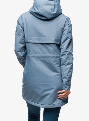 Ženska kišna parka Didriksons Frida Parka - glacial blue