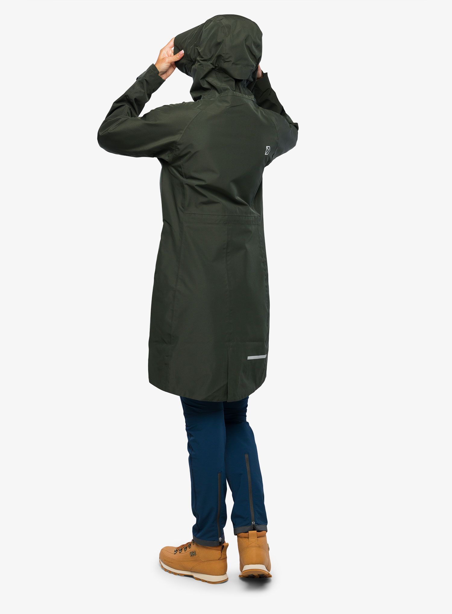 Ženski kaput Didriksons Ilma Parka - deep green