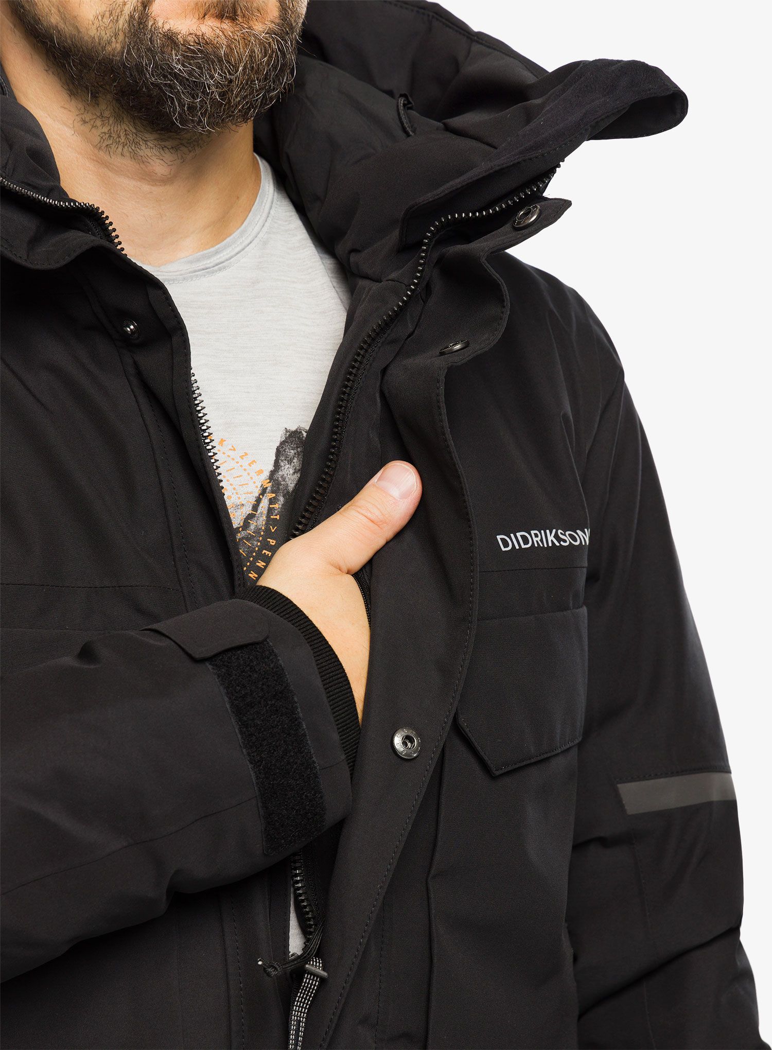 Kišni kaput Didriksons Drew Parka - blk