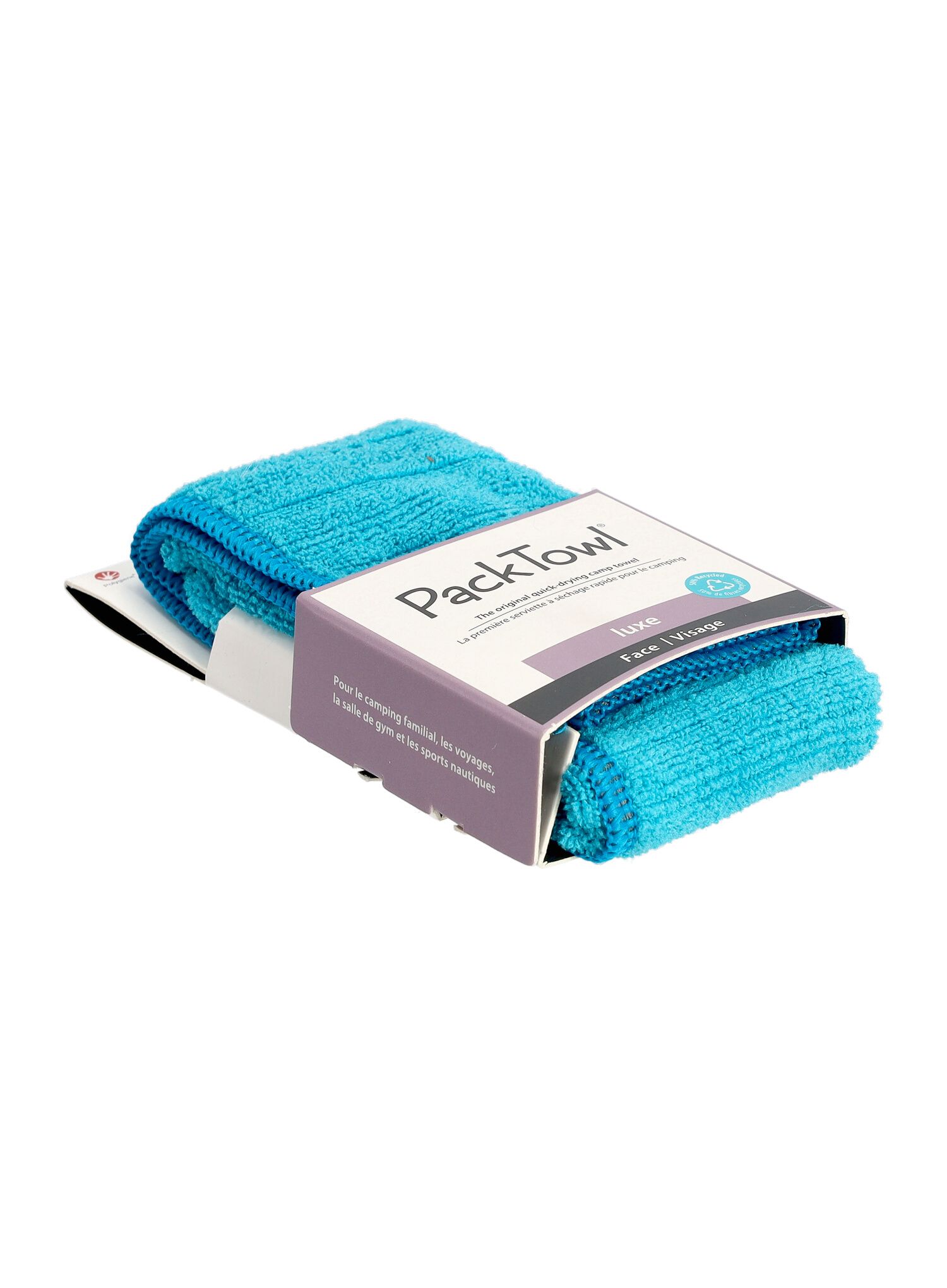 Brzosušeći ručnik PackTowl Luxe Face - lake blue