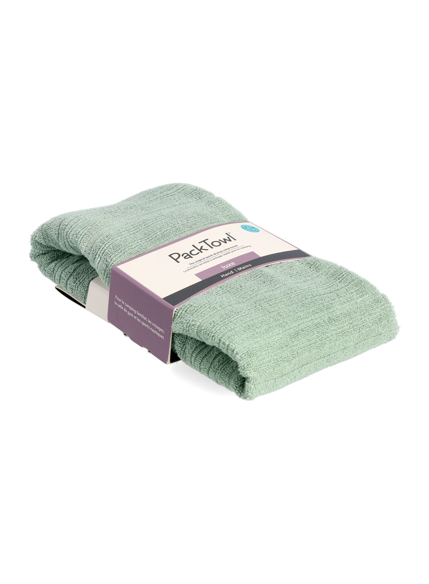 Brzosušeći ručnik PackTowl Luxe Hand - sage