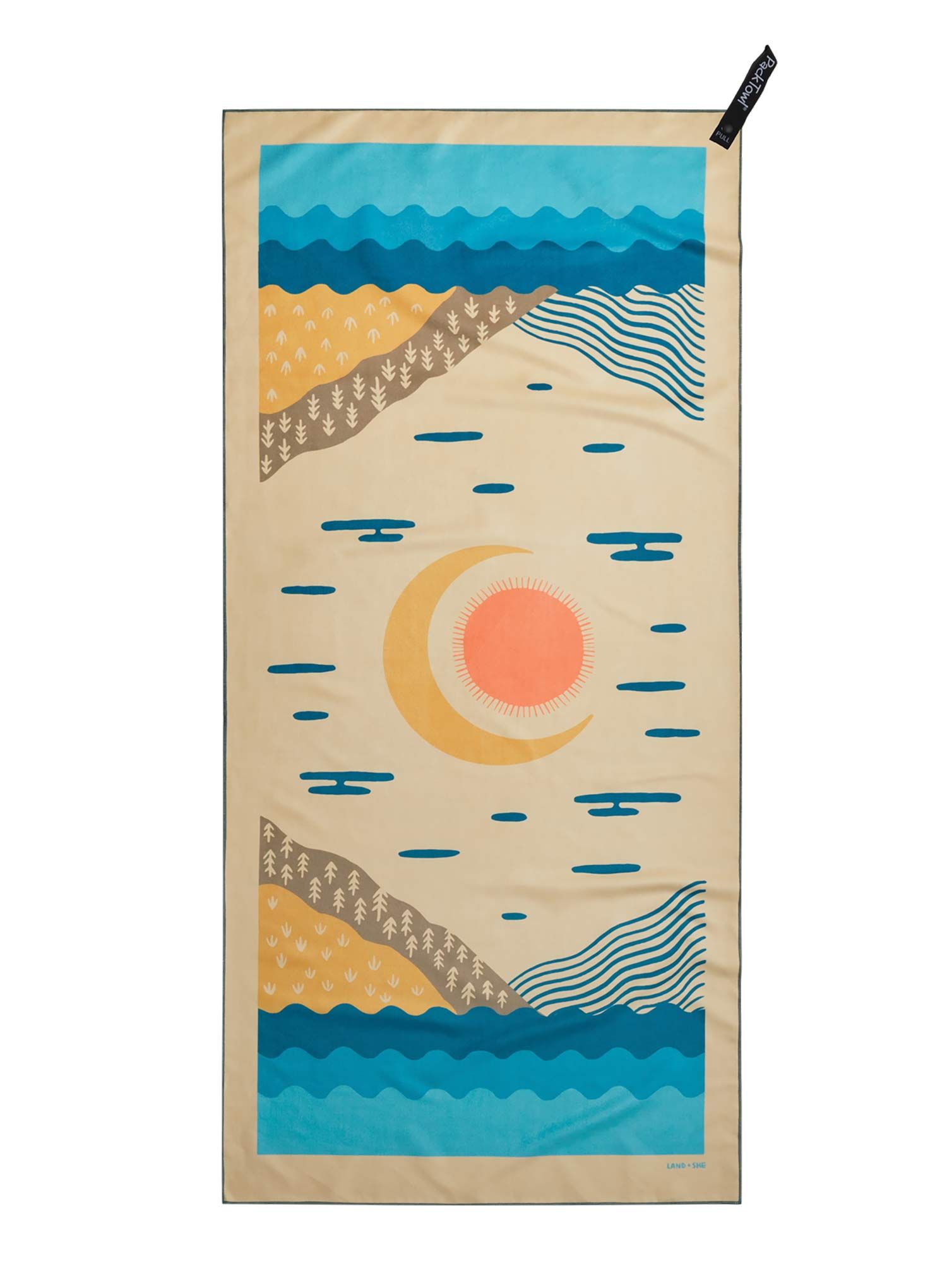 Brzosušeći ručnik PackTowl Personal Body - balance print