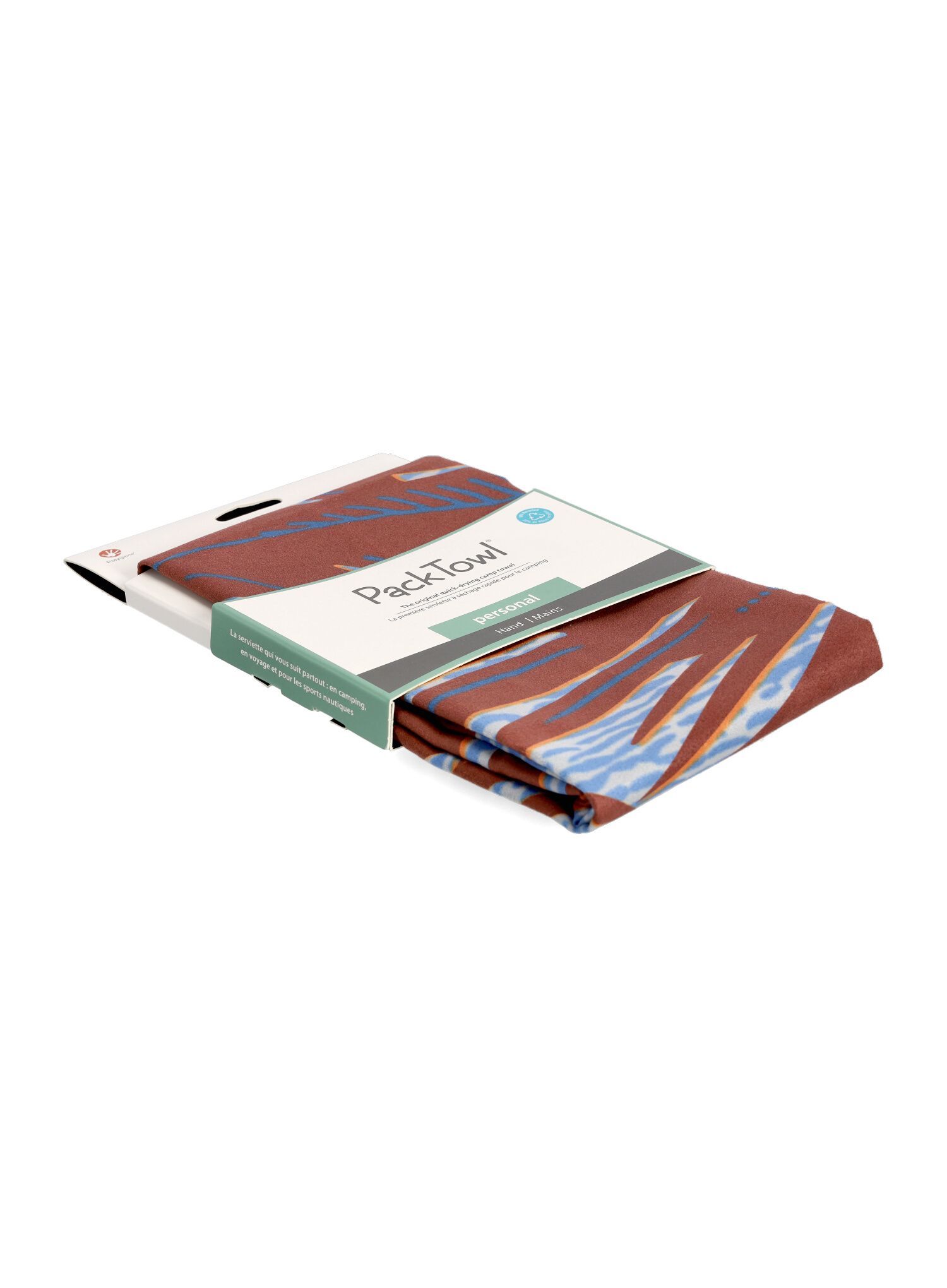 Brzosušeći ručnik PackTowl Personal Hand - palm print