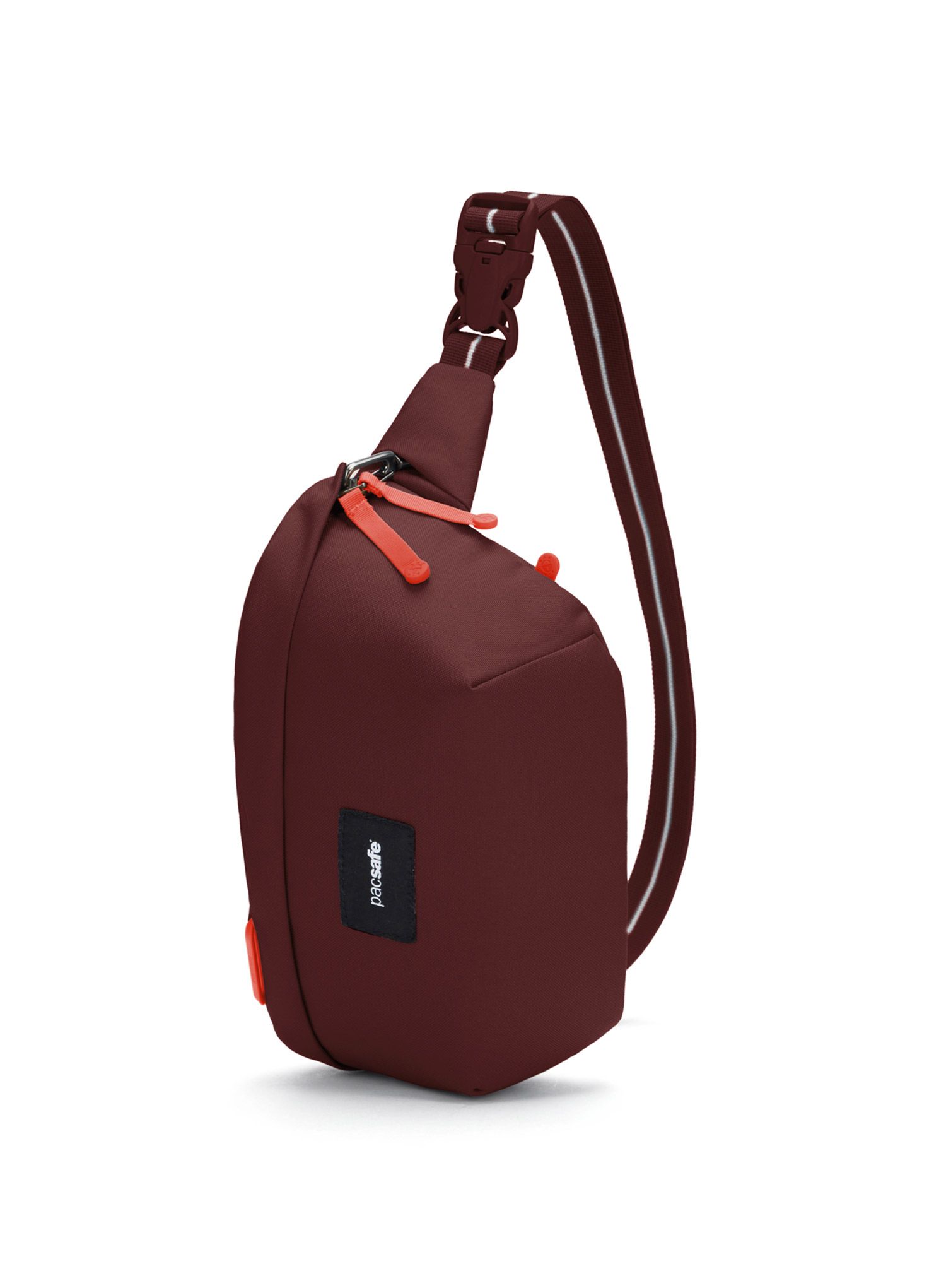 Torbica oko struka Pacsafe Go Sling Pack - garnet red