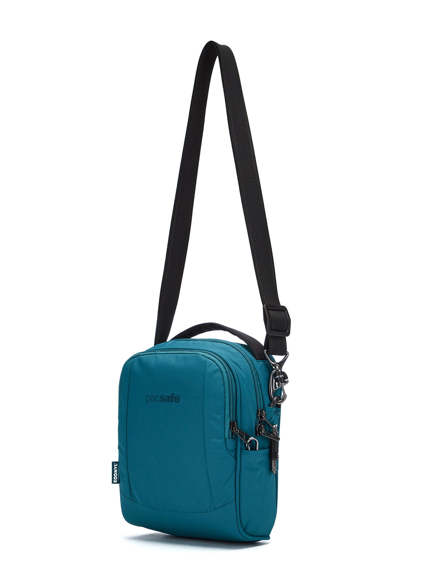 Torbica Pacsafe LS100 Crossbody - tidal teal