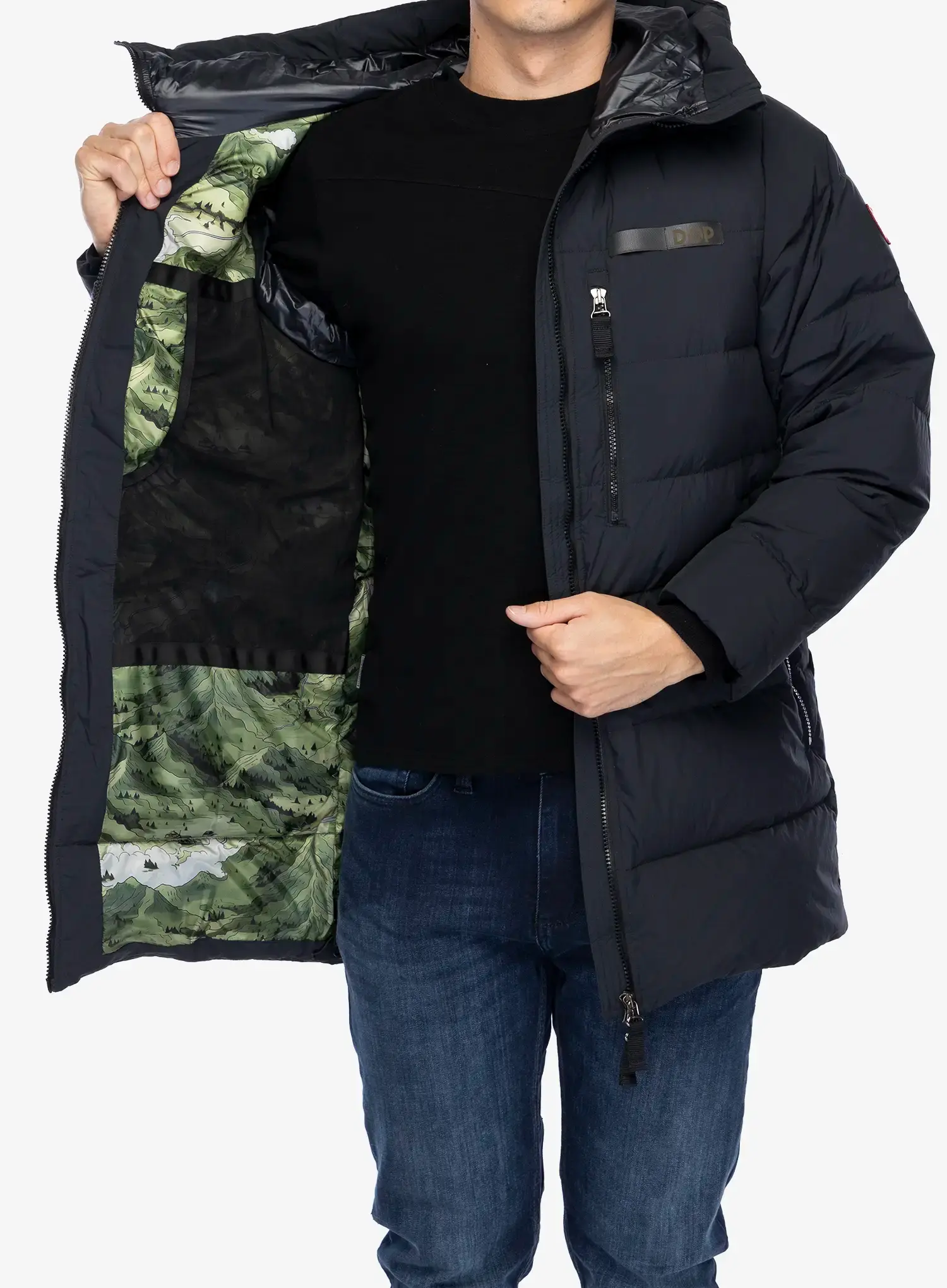 Pernata jakna Pajak D.O.P Parka - black