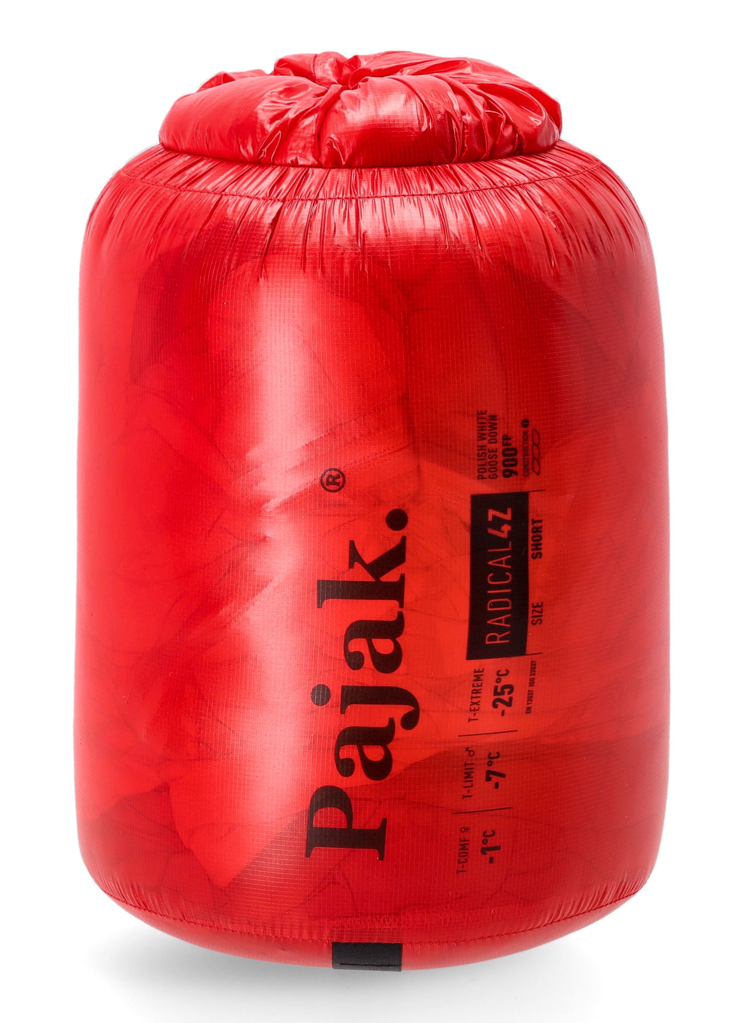 Perjana vreća za spavanje Pajak Radical 4Z (165 cm) - red