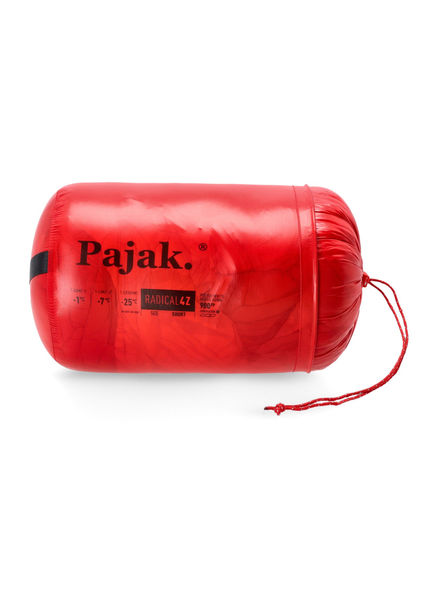 Perjana vreća za spavanje Pajak Radical 4Z (165 cm) - red