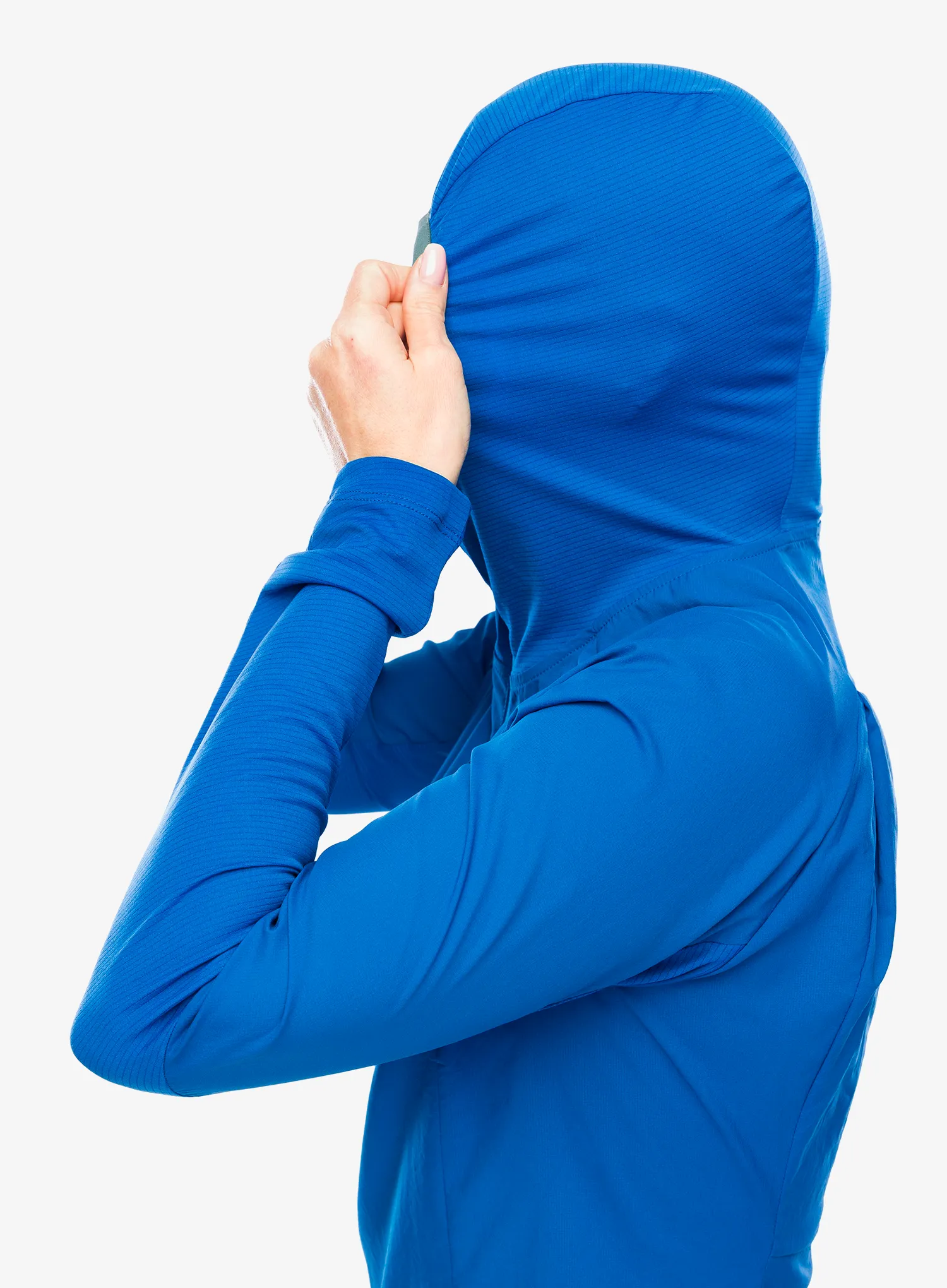 Ženska jakna za trčanje Patagonia Airshed Pro Pullover - endles blue