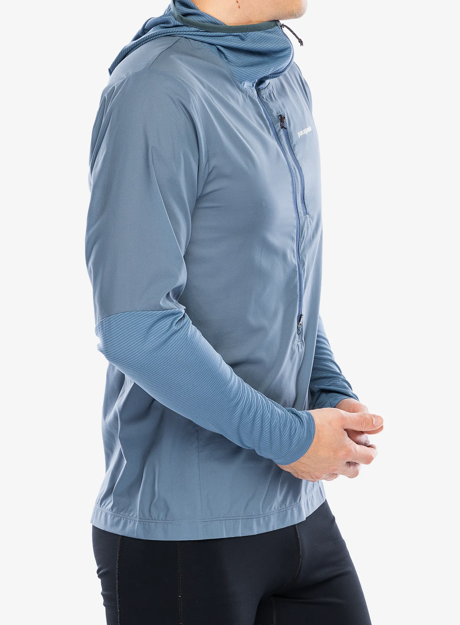 Jakna za trčanje Patagonia Airshed Pro Pullover - utility blue