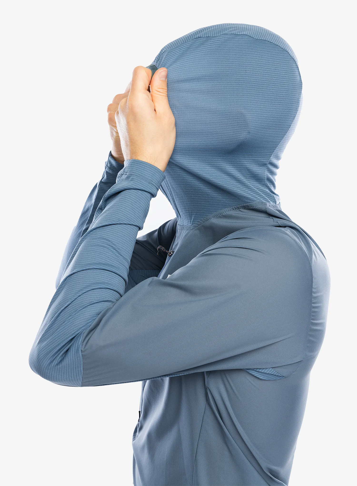 Jakna za trčanje Patagonia Airshed Pro Pullover - utility blue