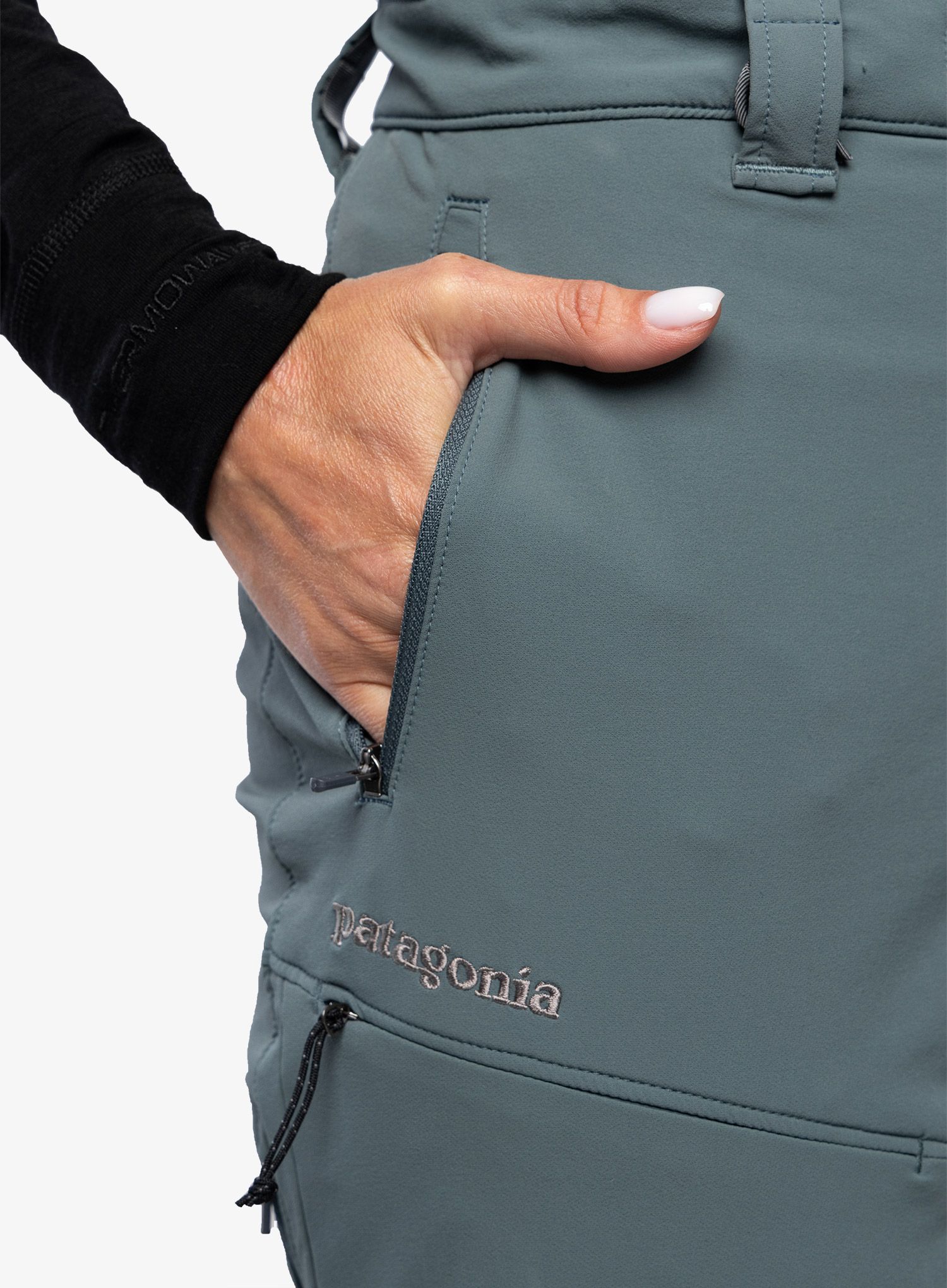 Ženske hlače Patagonia Alpine Guide Pants - nouveau green
