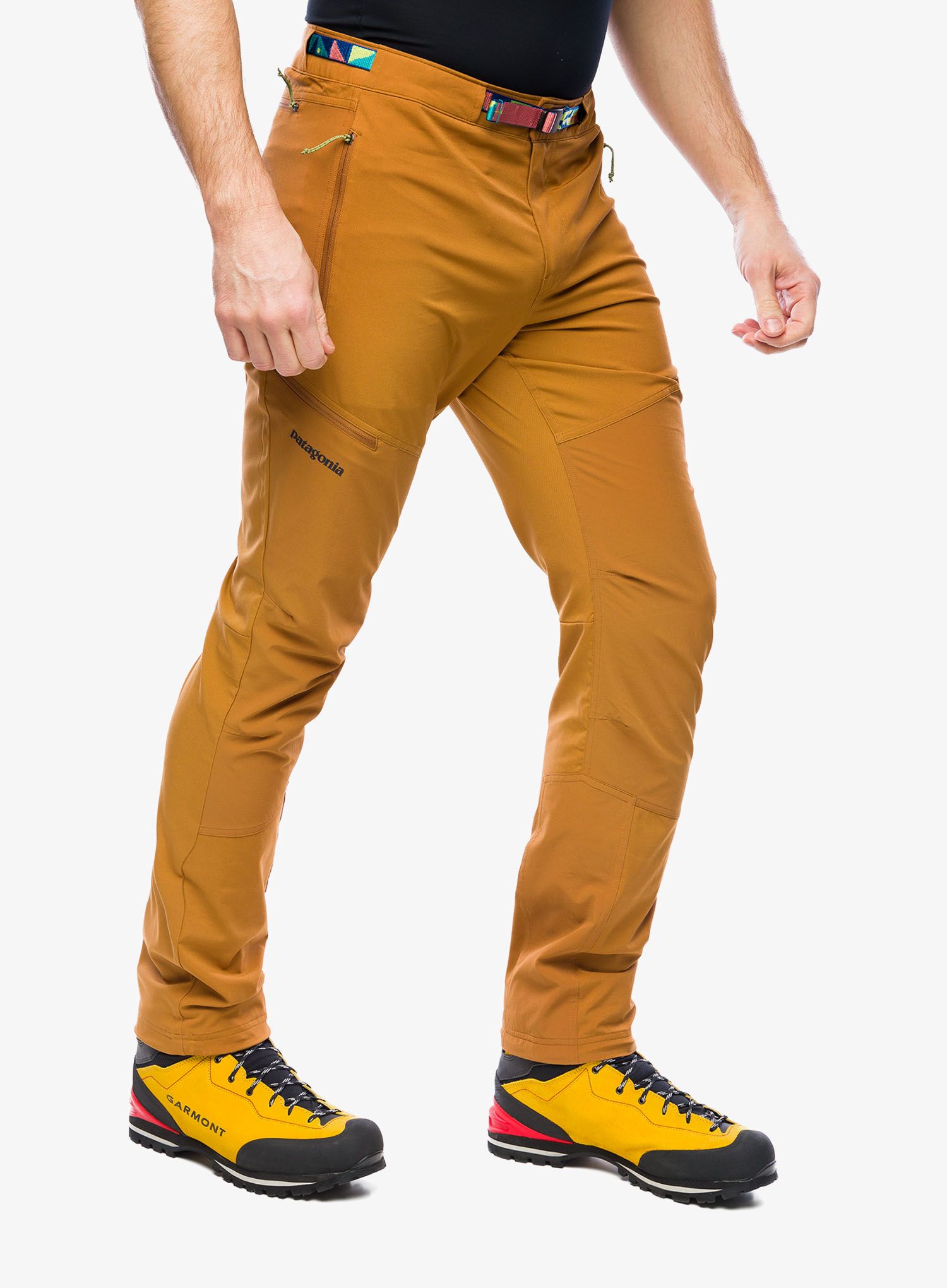 Trekking hlače Patagonia Altvia Alpine Pants - tree ring brown