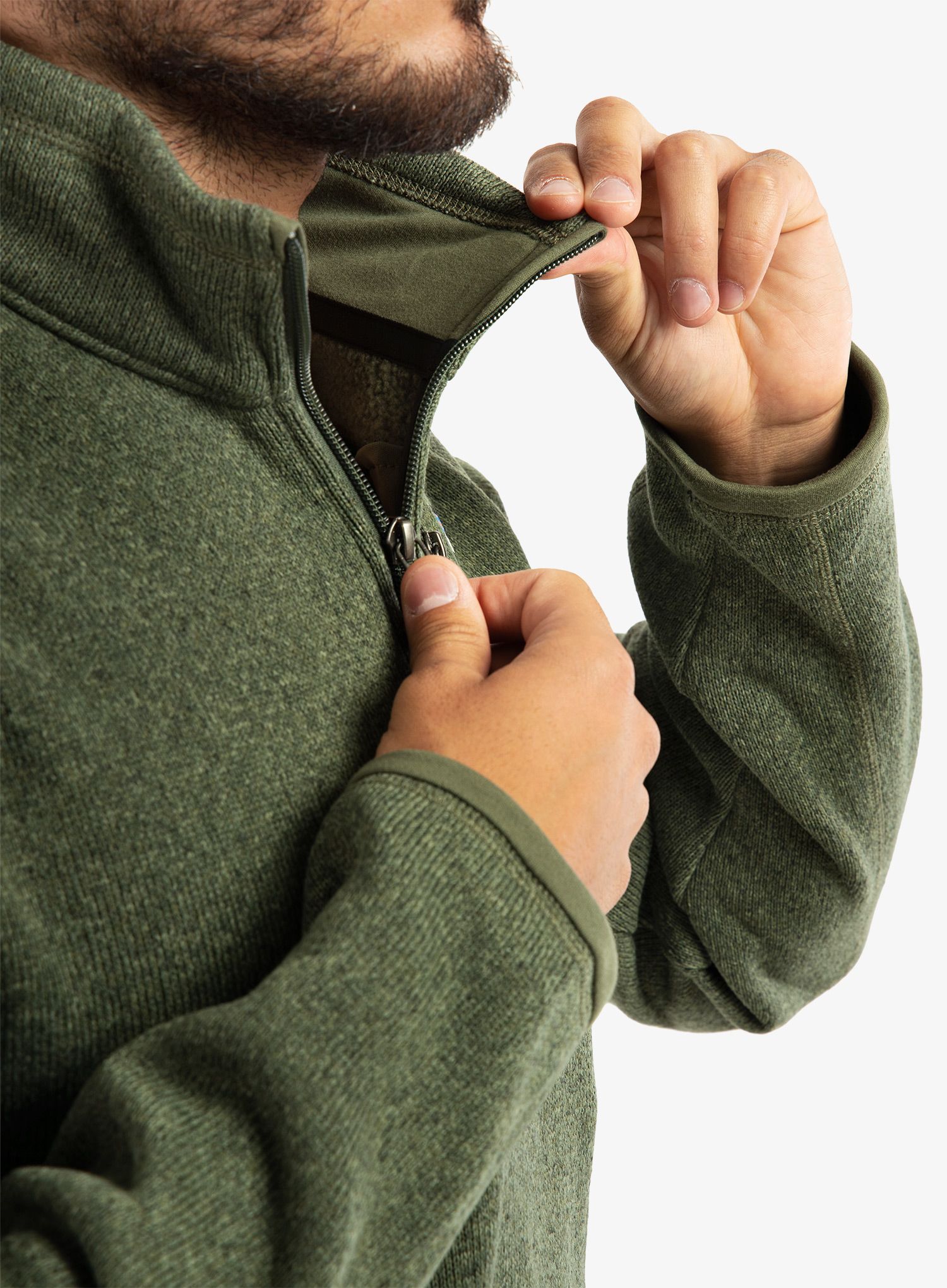 Jakna od flisa Patagonia Better Sweater 1/4 Zip - industrial green
