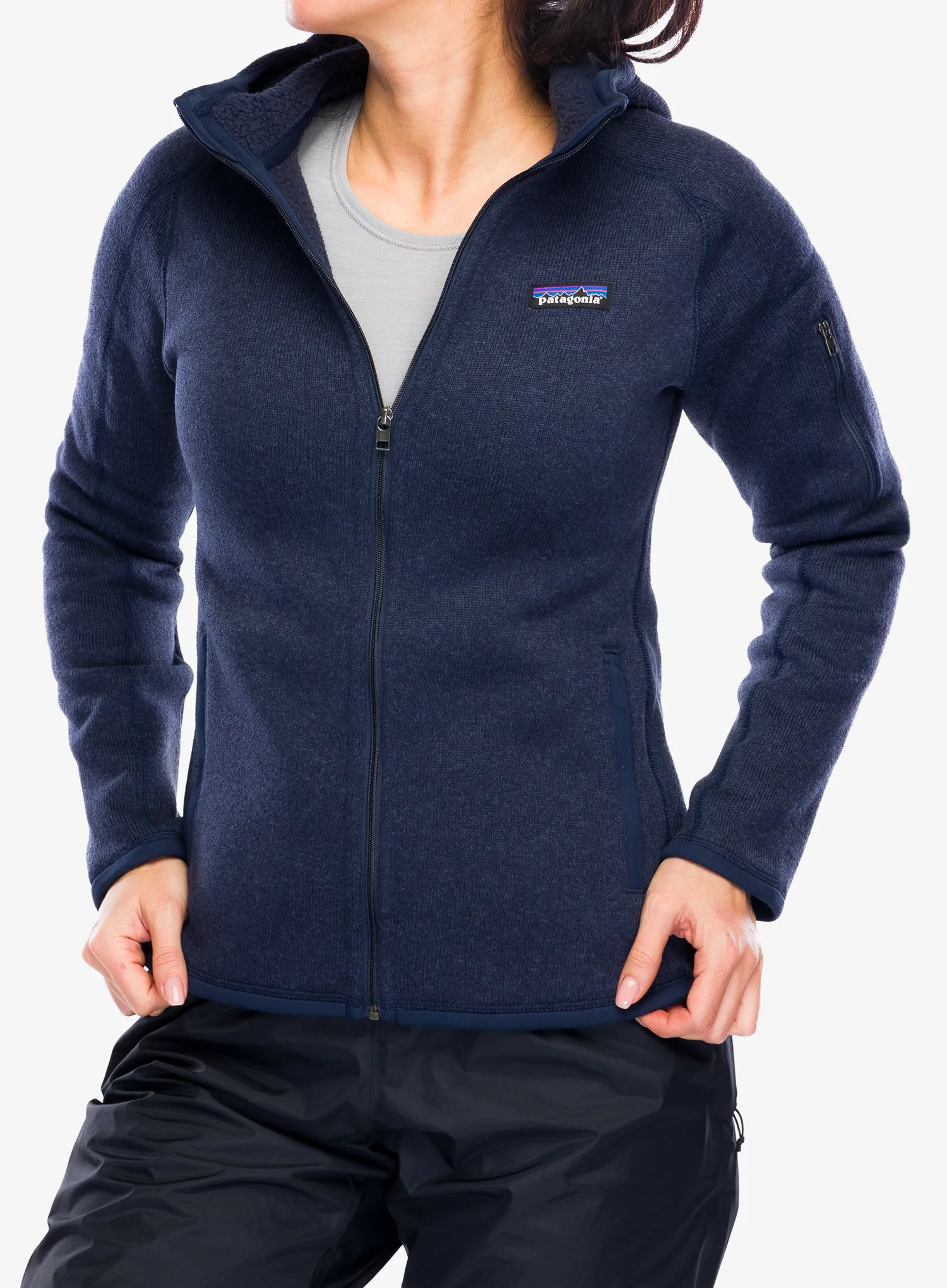 Ženska jakna od flisa Patagonia Better Sweater Hoody - neo navy