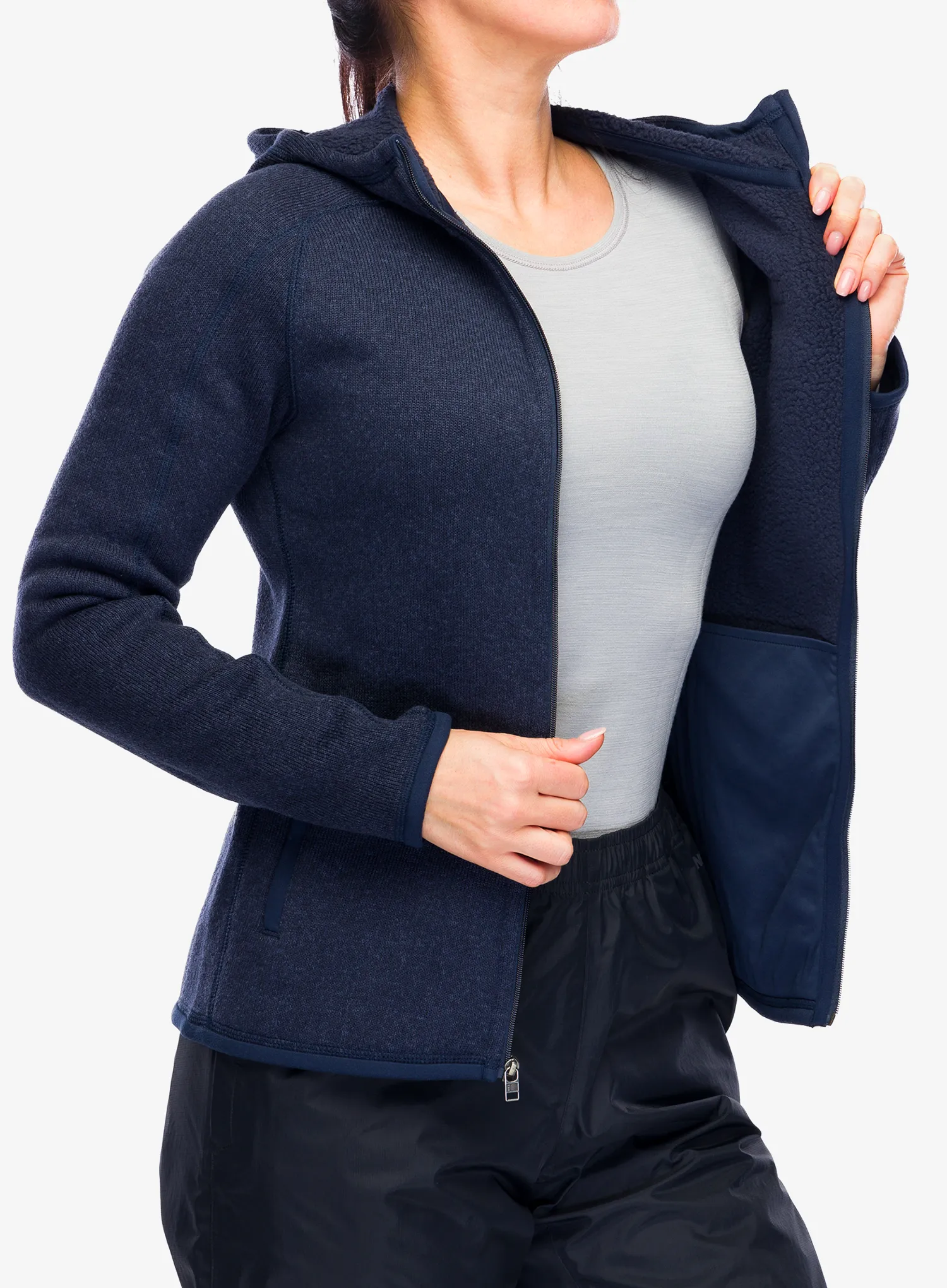 Ženska jakna od flisa Patagonia Better Sweater Hoody - neo navy