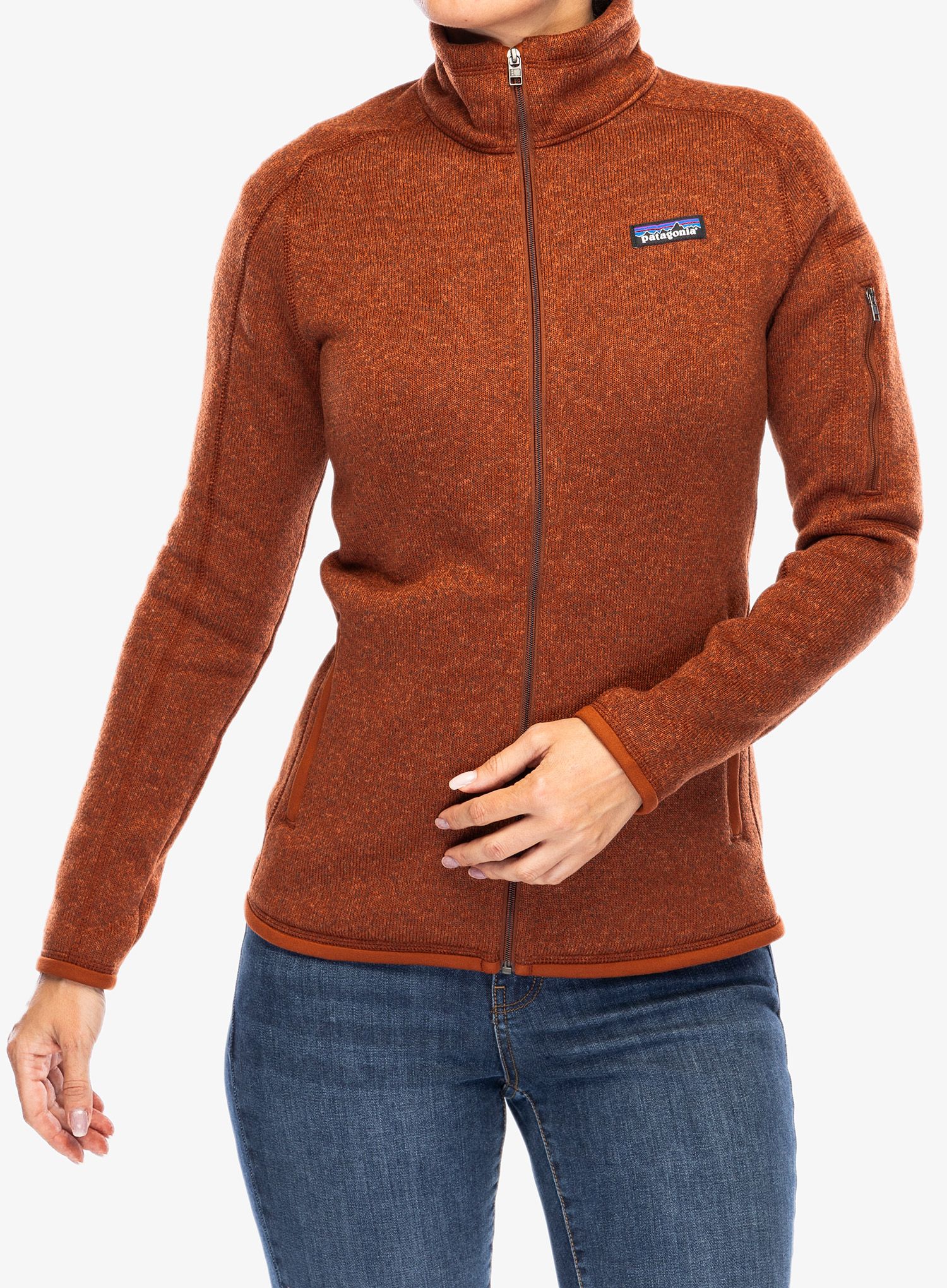Ženska jakna od flisa Patagonia Better Sweater Jacket - burnished red