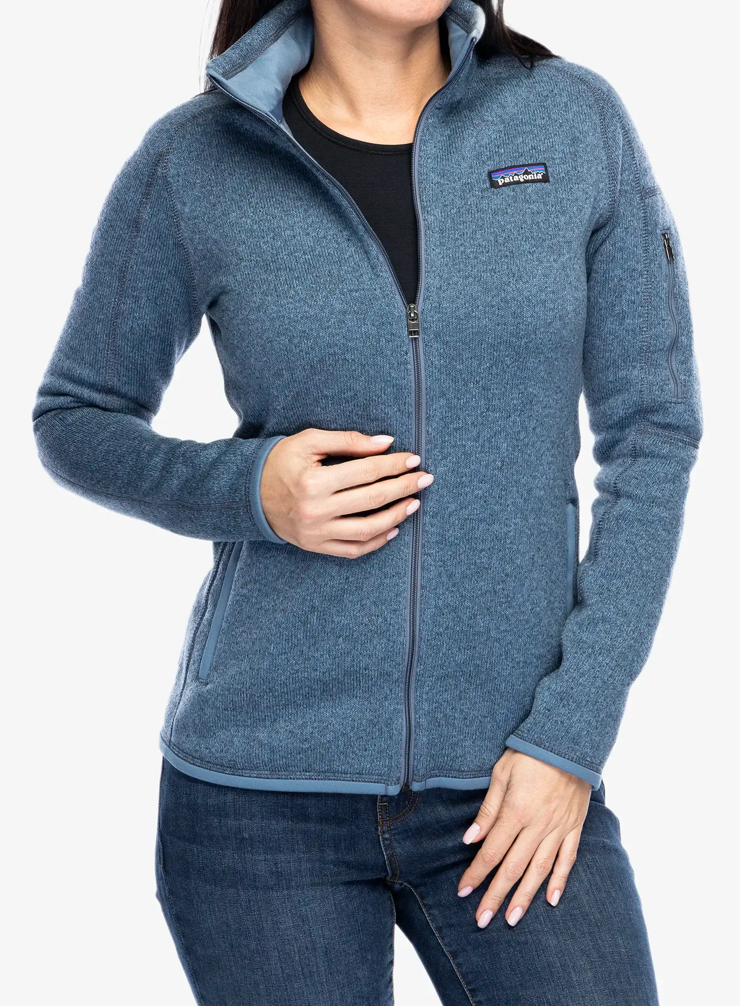 Ženska jakna od flisa Patagonia Better Sweater Jacket - utility blue