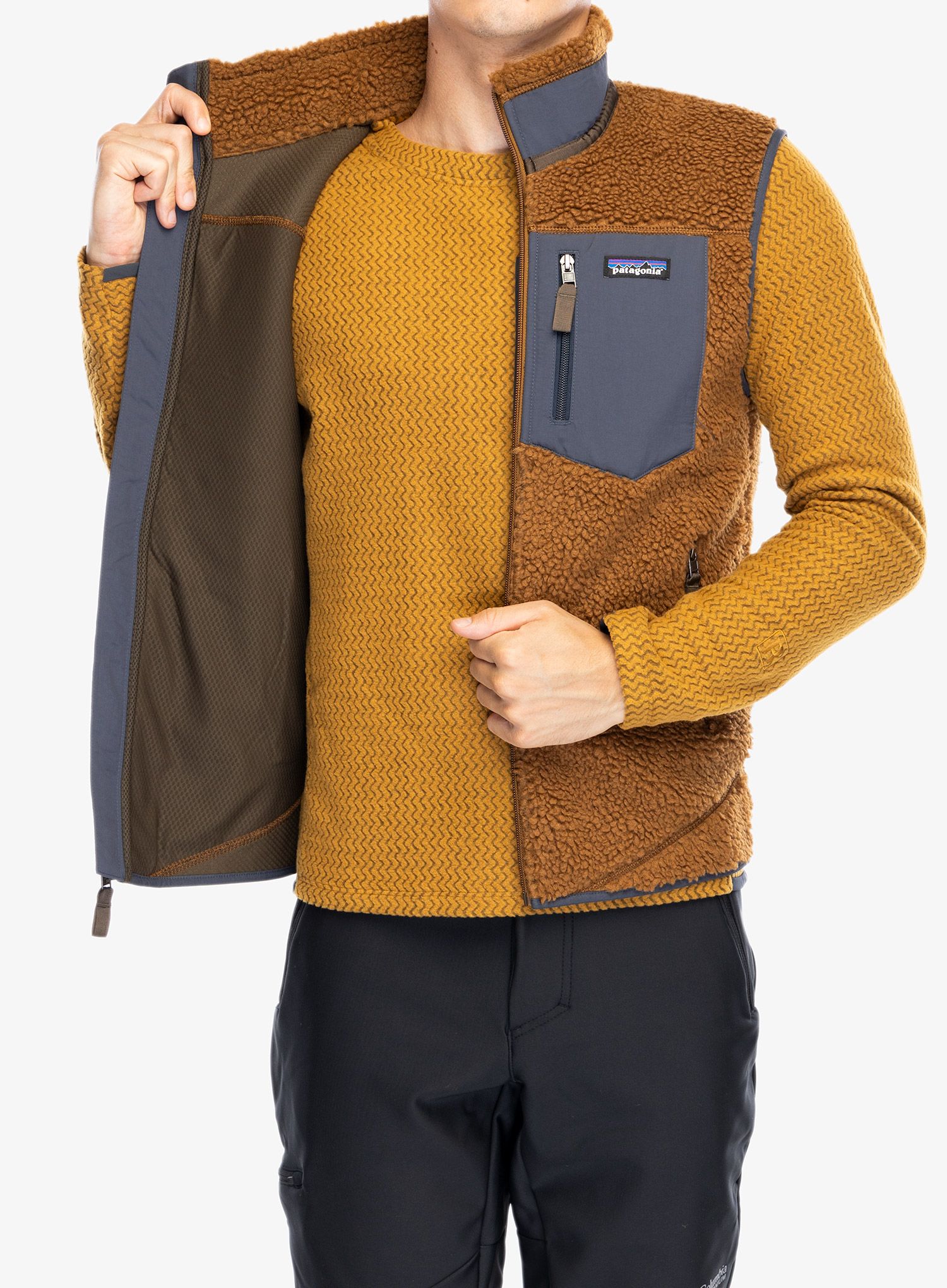 Prsluk Patagonia Calssic Retro-X Vest - shelter brown