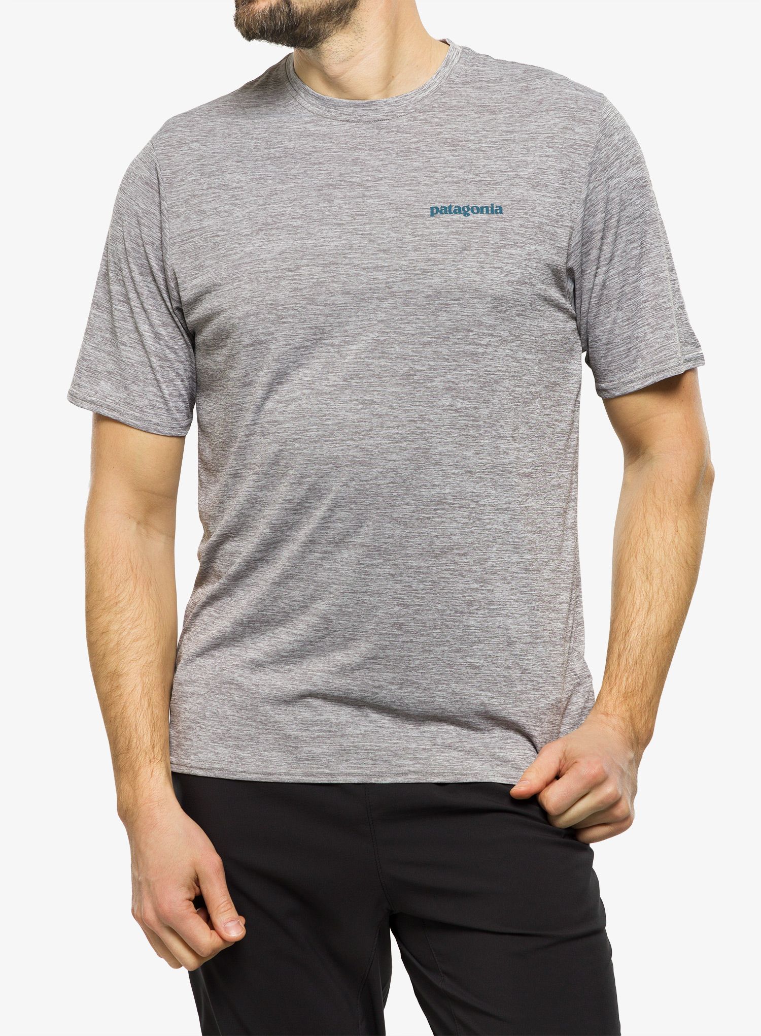 Brzosušeća majica Patagonia Cap Cool Daily Graphic Shirt Waters - feather grey