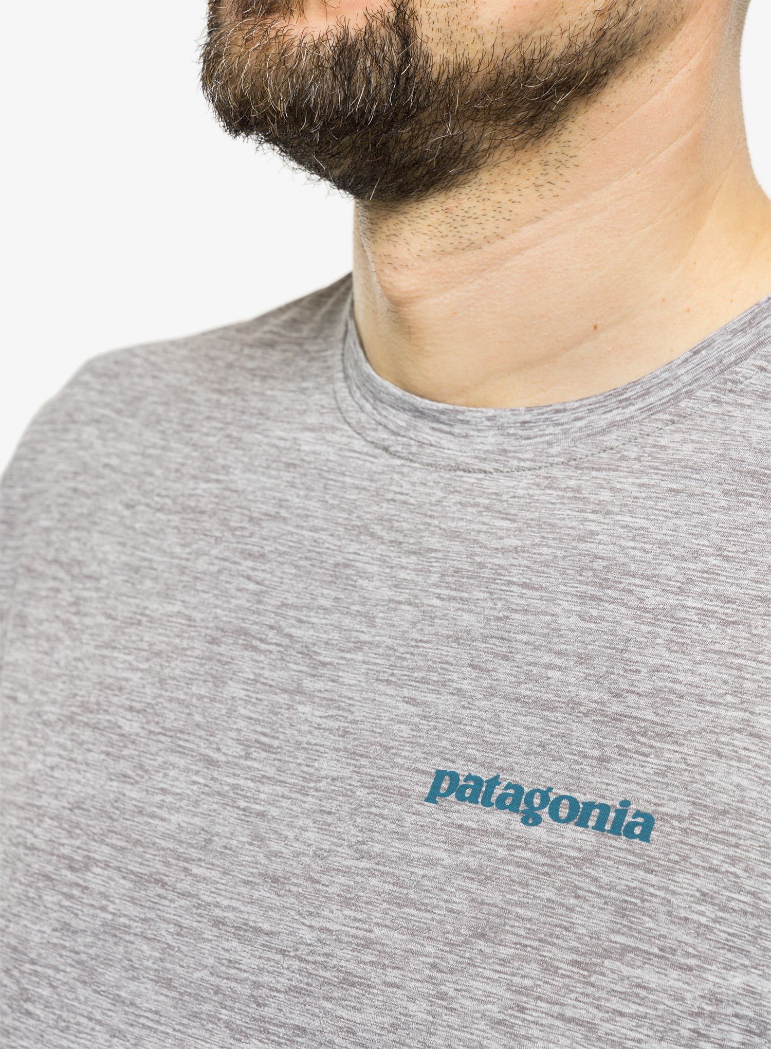 Brzosušeća majica Patagonia Cap Cool Daily Graphic Shirt Waters - feather grey