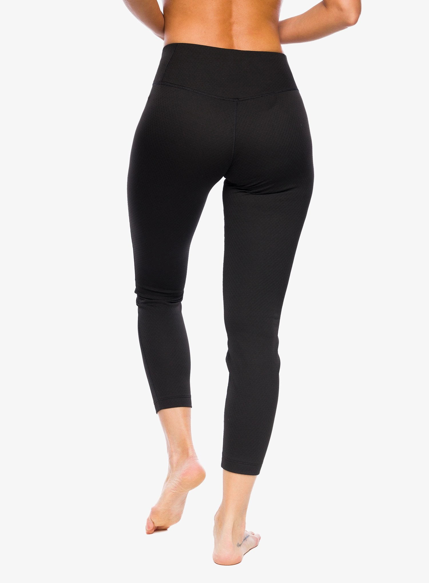 Ženske termo tajice Patagonia Capilene MW Bottoms - black