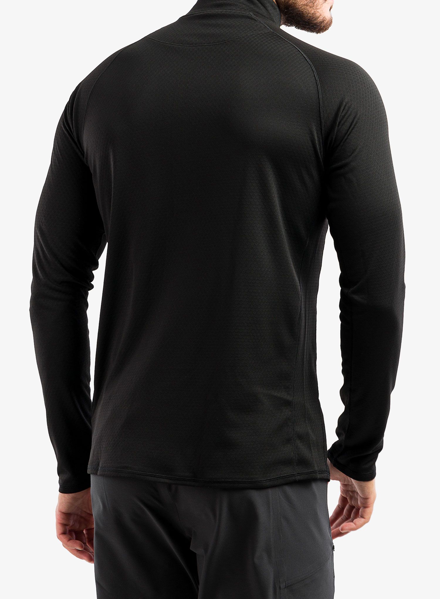 Termoaktivna dukserica Patagonia Capilene MW Zip-Neck - black
