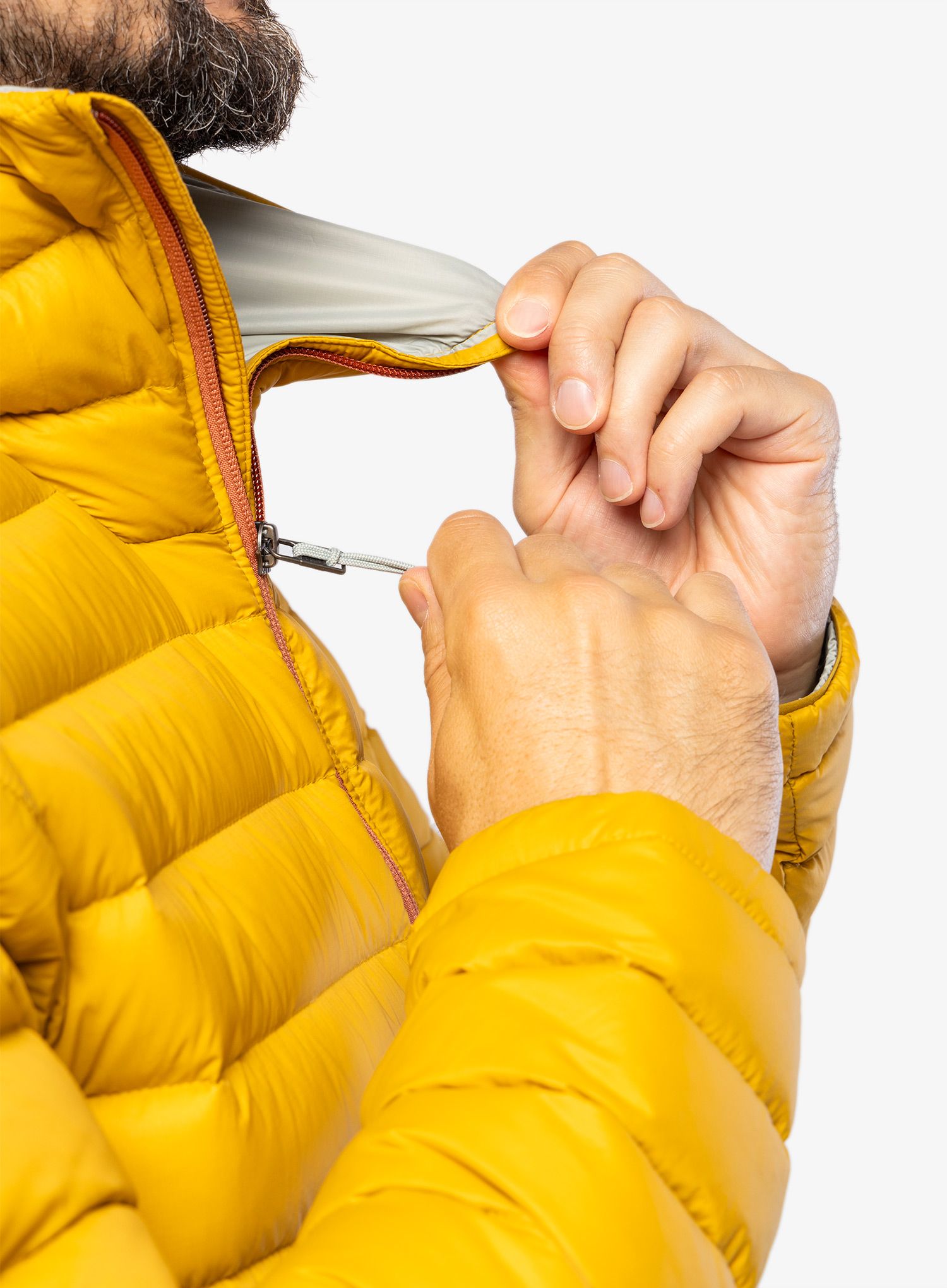 Pernata jakna Patagonia Down Sweater Hoody - cosmic gold
