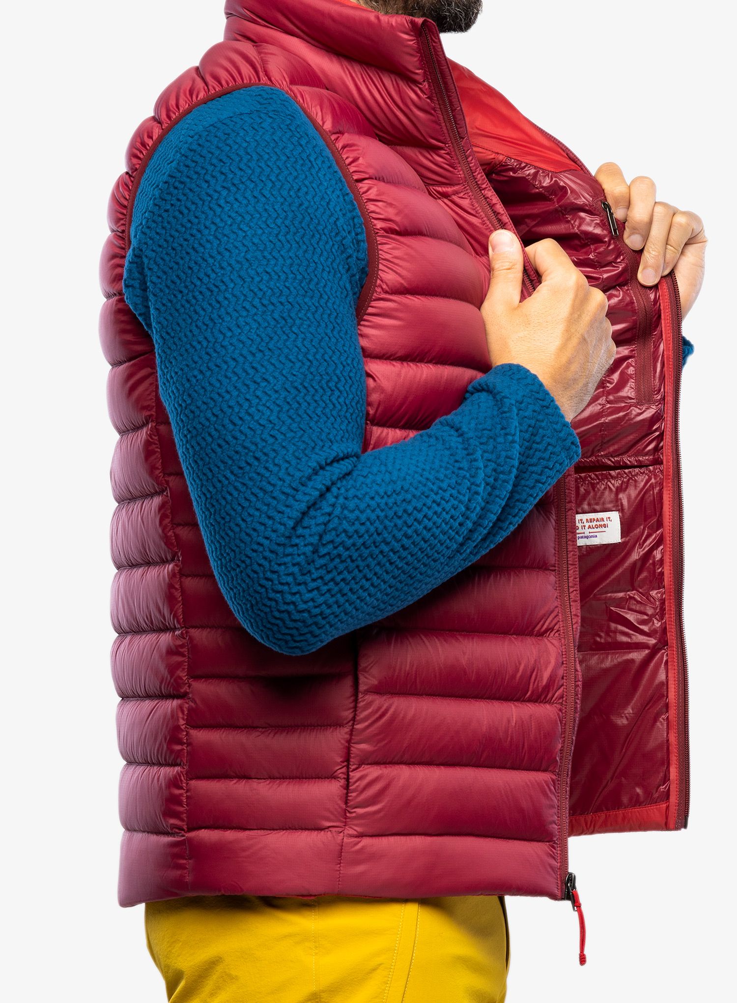 Prsluk Patagonia Down Sweater Vest - carmine red