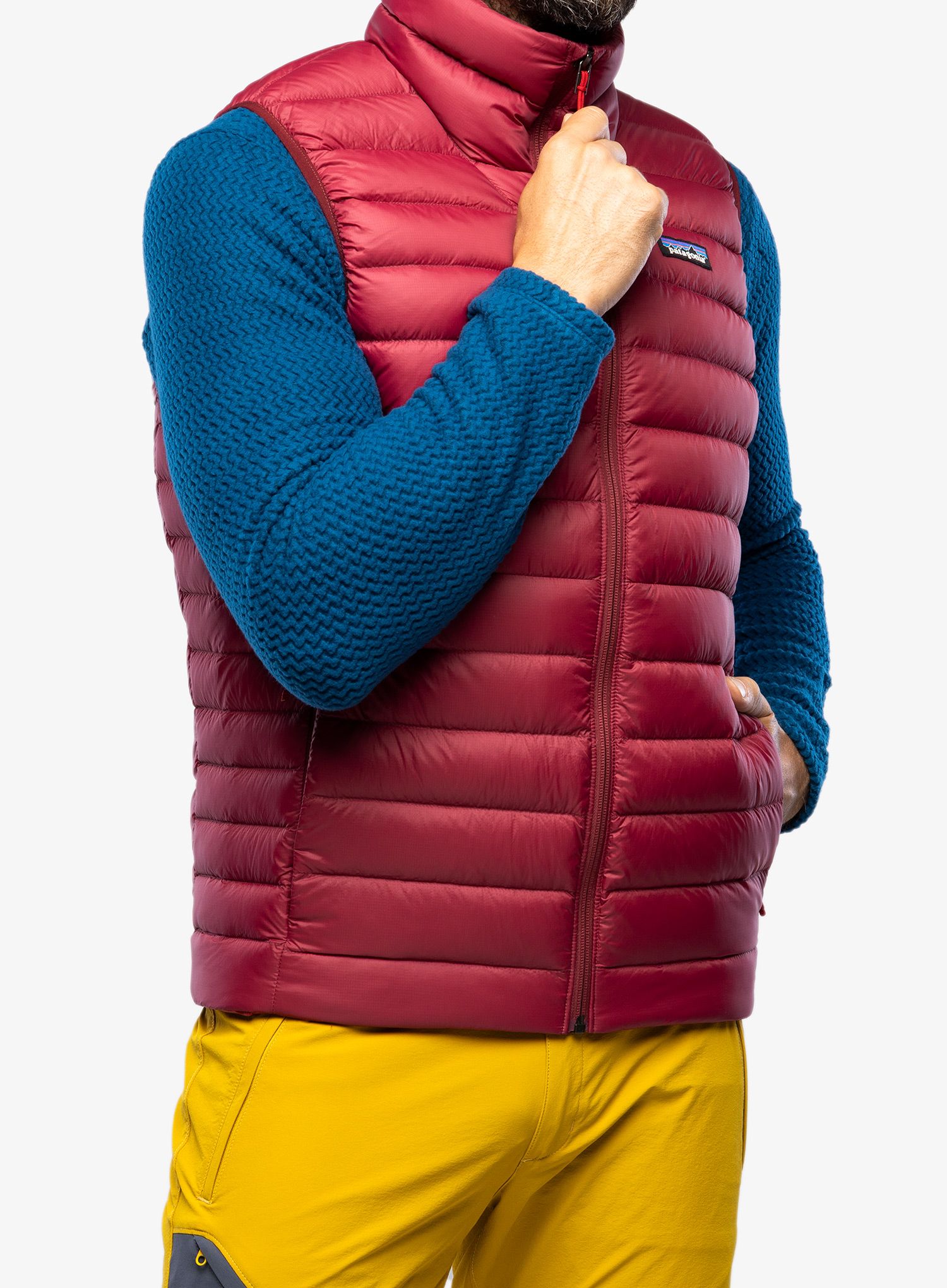 Prsluk Patagonia Down Sweater Vest - carmine red