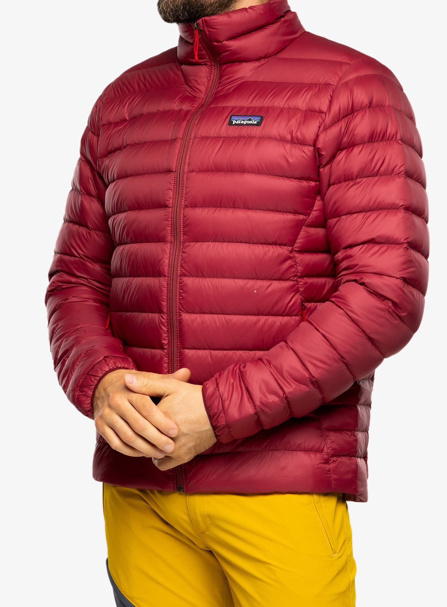 Jakna Patagonia Down Sweater - carmine red