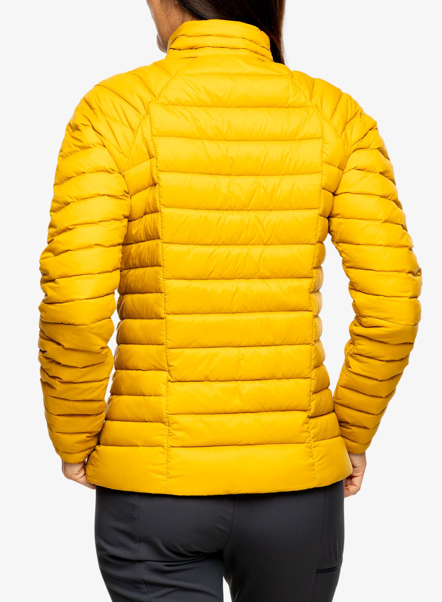 Ženska perjana jakna Patagonia Down Sweater - cosmic gold
