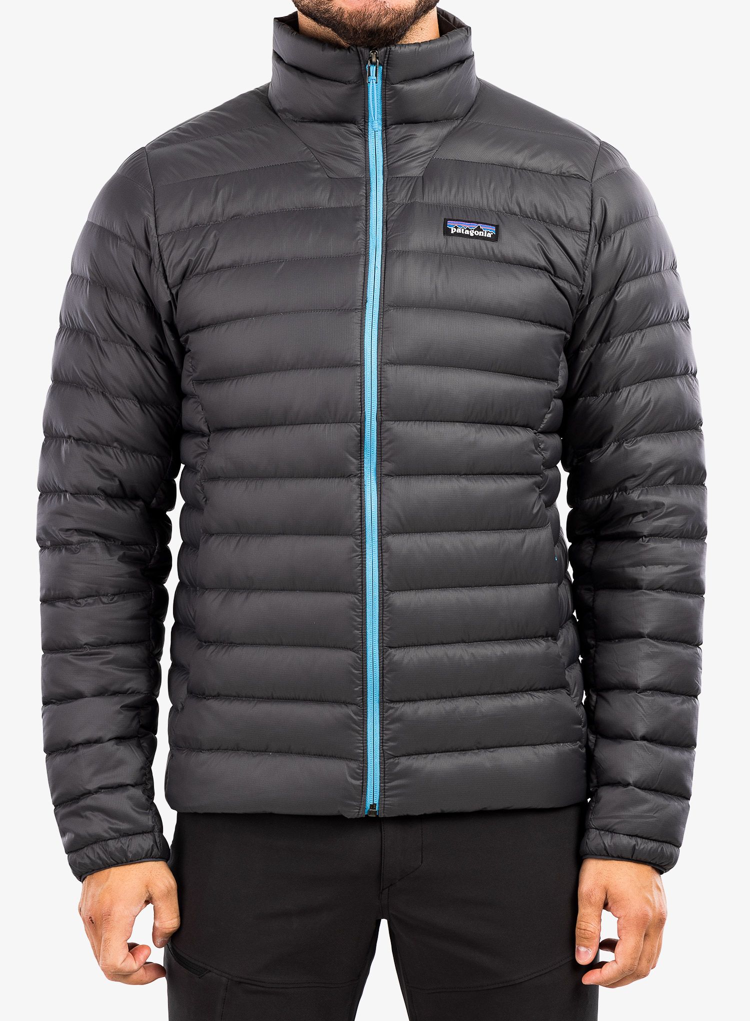 Pernata jakna Patagonia Down Sweater - forge grey