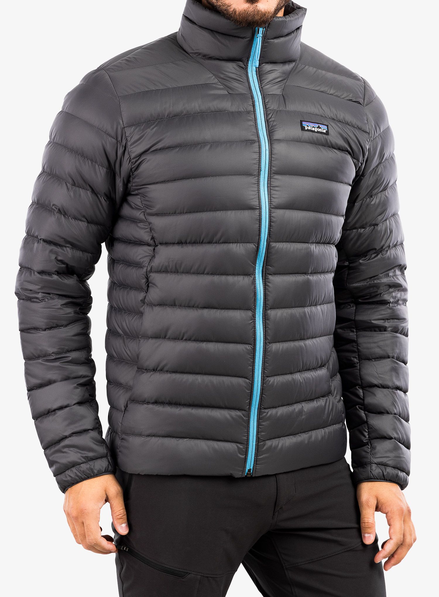 Pernata jakna Patagonia Down Sweater - forge grey