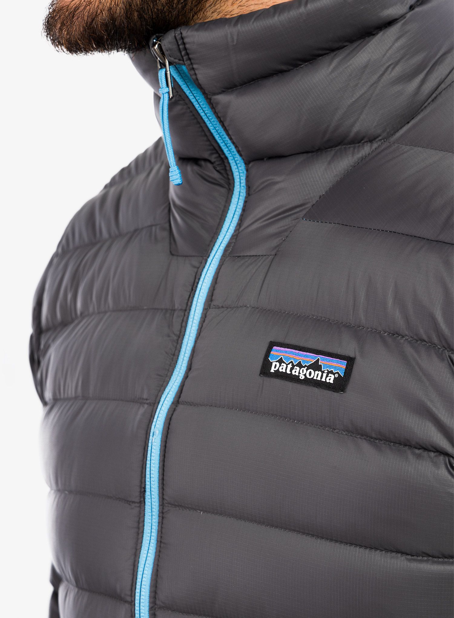 Pernata jakna Patagonia Down Sweater - forge grey